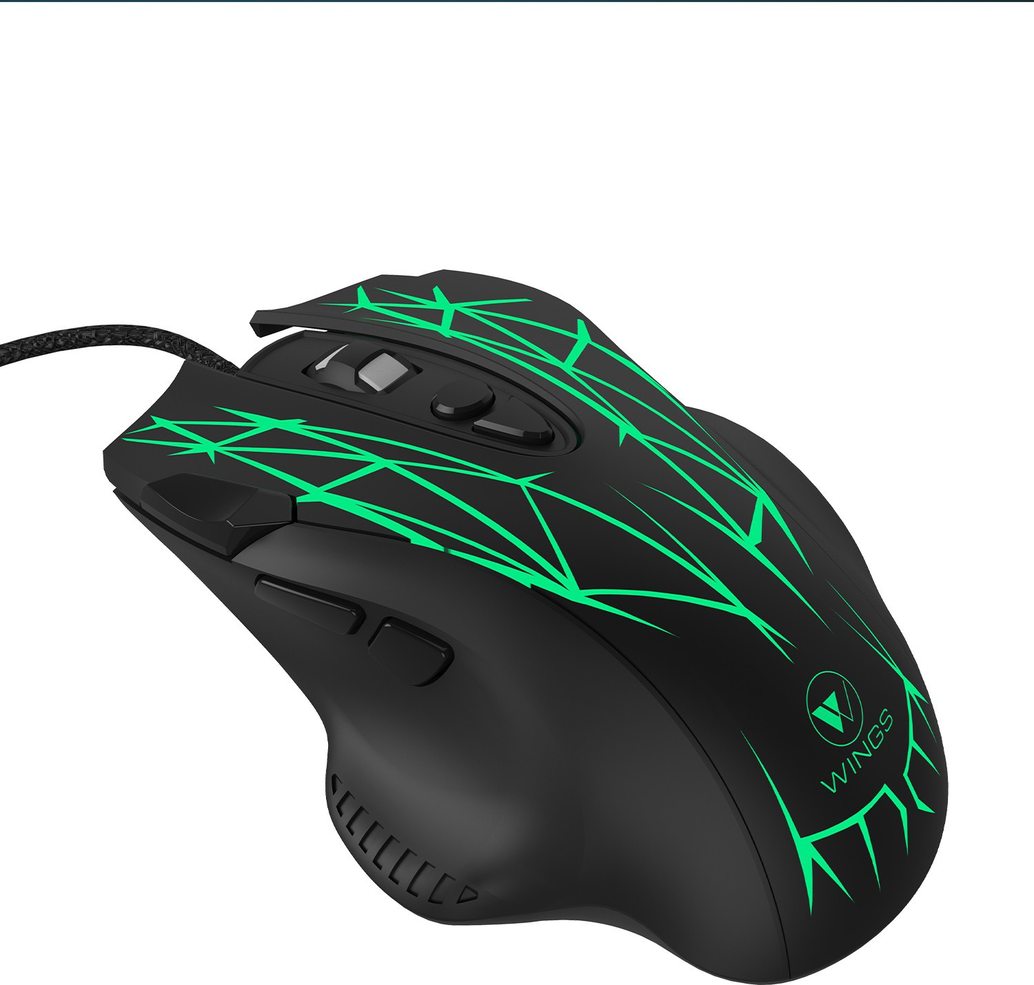Image of Wings Crosshair 200 Wired Ambidextrous Optical Gaming Mouse