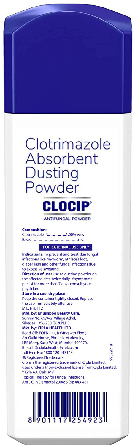 Image of Cipla Clocip Antifungal Powder