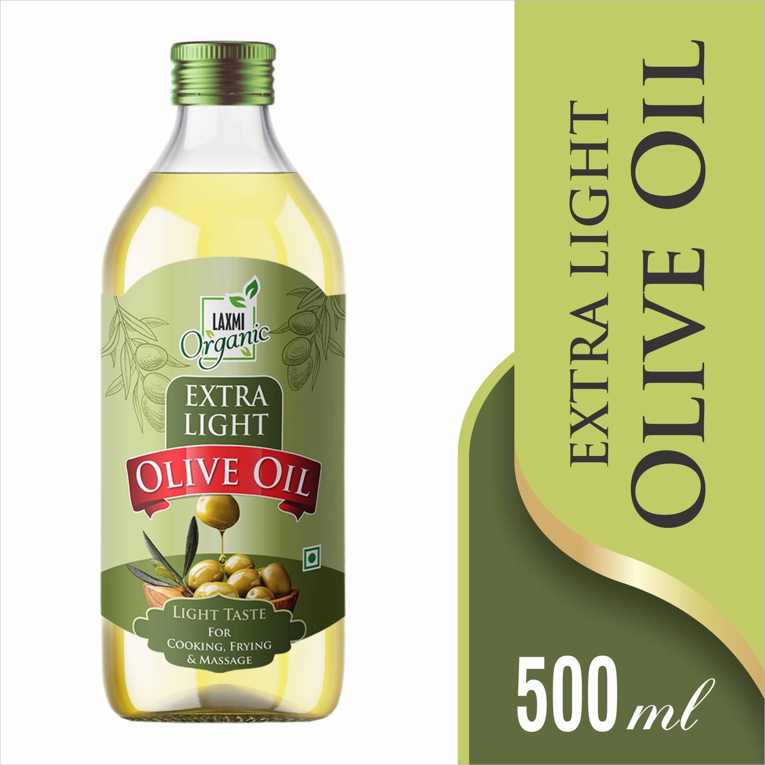 LAXMI ORGANIC extra light virgin olive oil for cooking Olive Oil