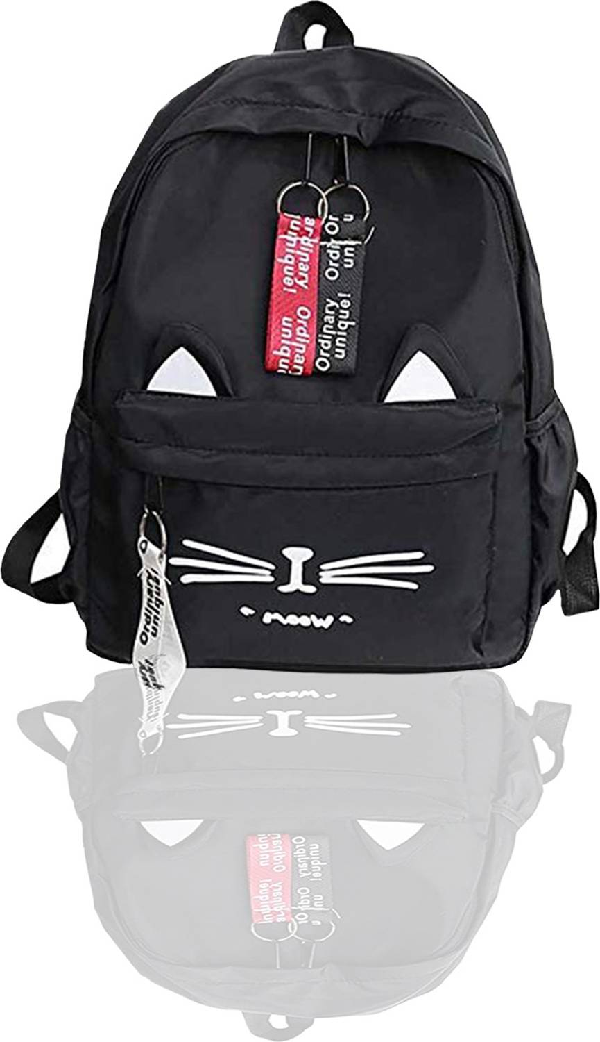 Shishtha Backpack Cat Design Fashion Waterproof Women Girls Backpack ladies bag 13 L Laptop Backpack