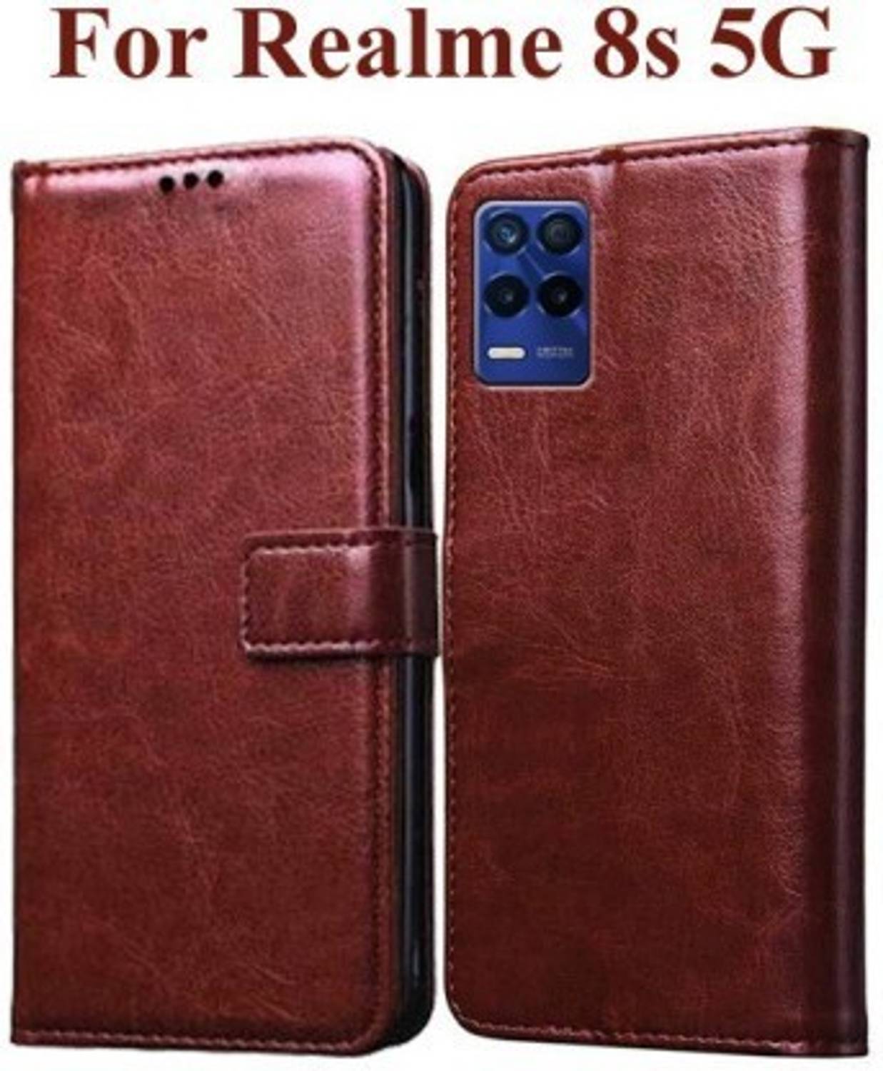 Aarov Flip Cover for Realme 8s 5G