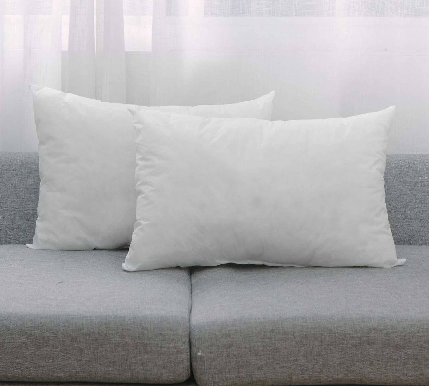 Image of Softlife Microfibre Sleeping Pillow Pack of 2 Solid Microfiber Rectangular Soft Cushion Pillow Filler For Bed, Sofa, 12 x 18 Inch (White)
