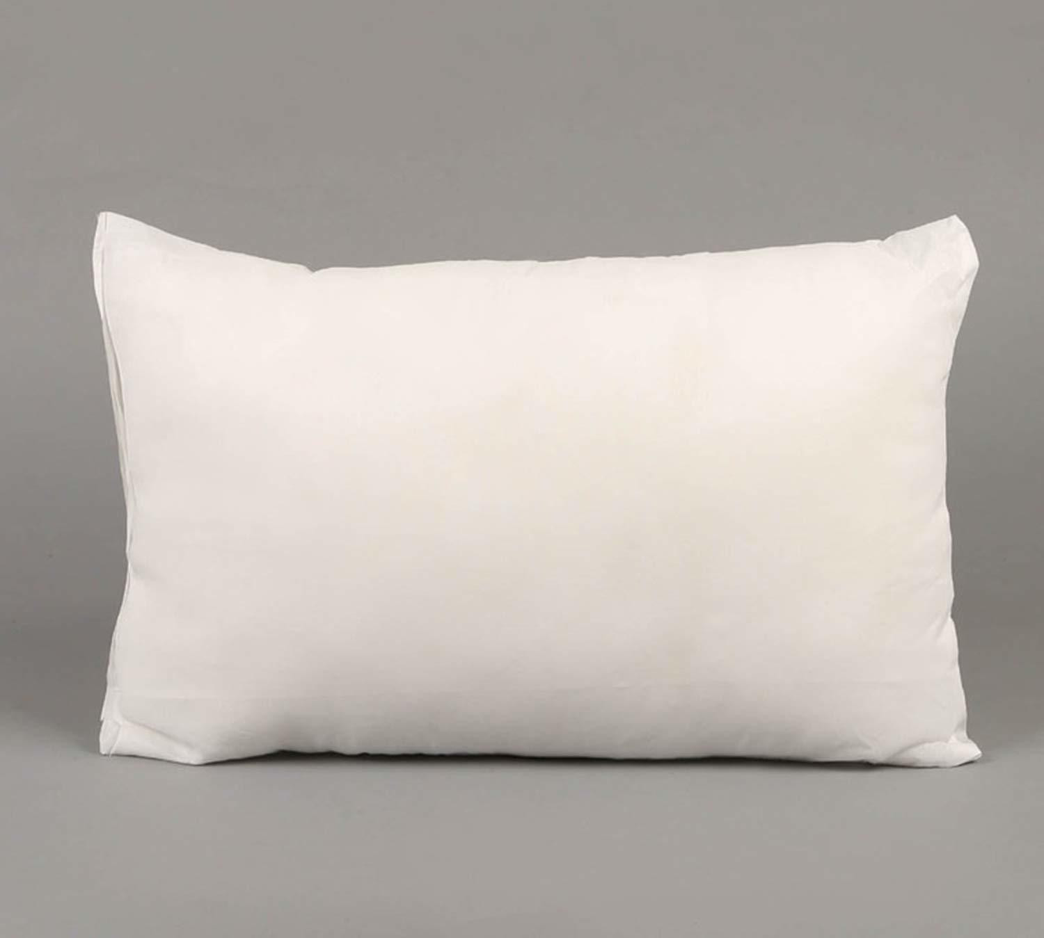 Image of Softlife Microfibre Sleeping Pillow Pack of 2 Solid Microfiber Rectangular Soft Cushion Pillow Filler For Bed, Sofa, 12 x 18 Inch (White)