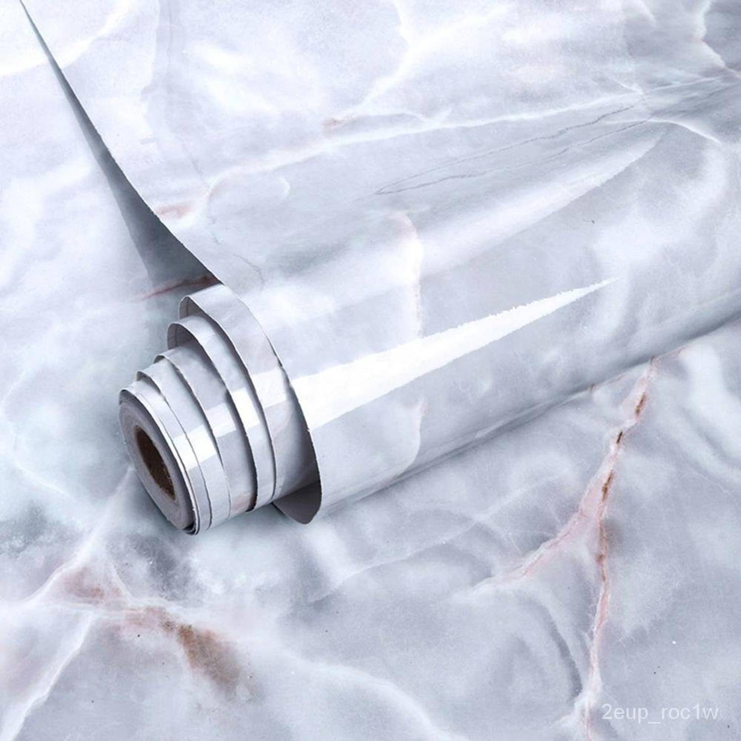 4tens 200 cm Waterproof Black Marble Foil Stickers for Kitchen Bathroom Furniture Sticker Self Adhesive Sticker