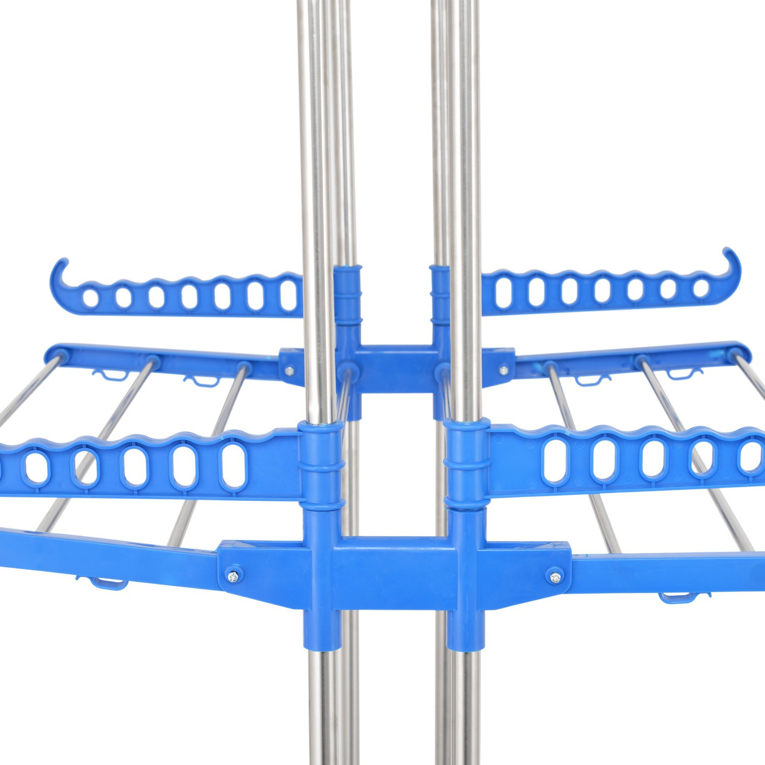 Image of Flipkart SmartBuy Steel, Plastic Floor Cloth Dryer Stand JB2SS-FSB-N-010401