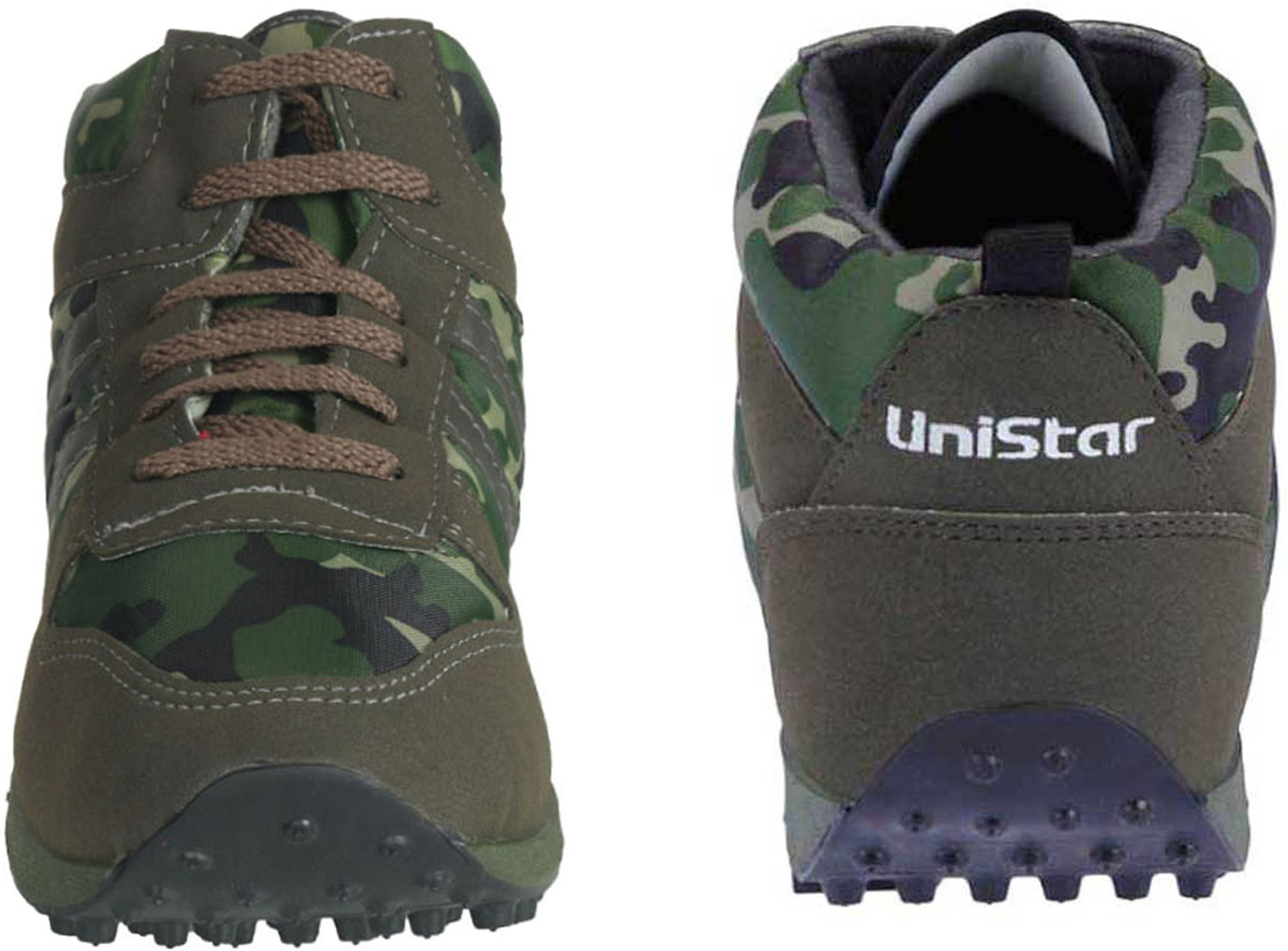 Image of Unistar High Ankle Riding Boots for Hiking & Trekking | Mild Waterproof Protection Hiking & Trekking Shoes For Men