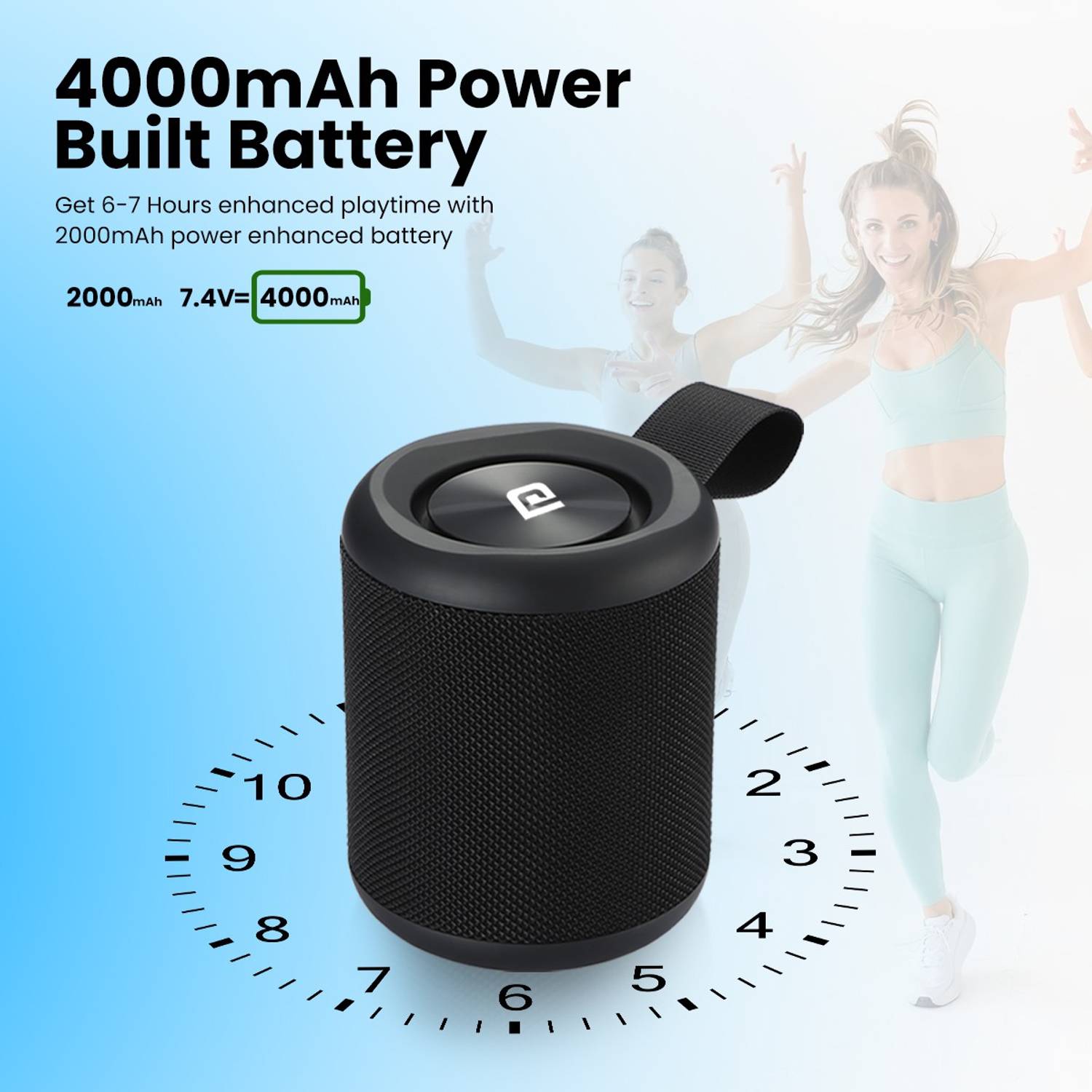 Portronics SoundDrum P 20W Bluetooth Speaker - Image 3