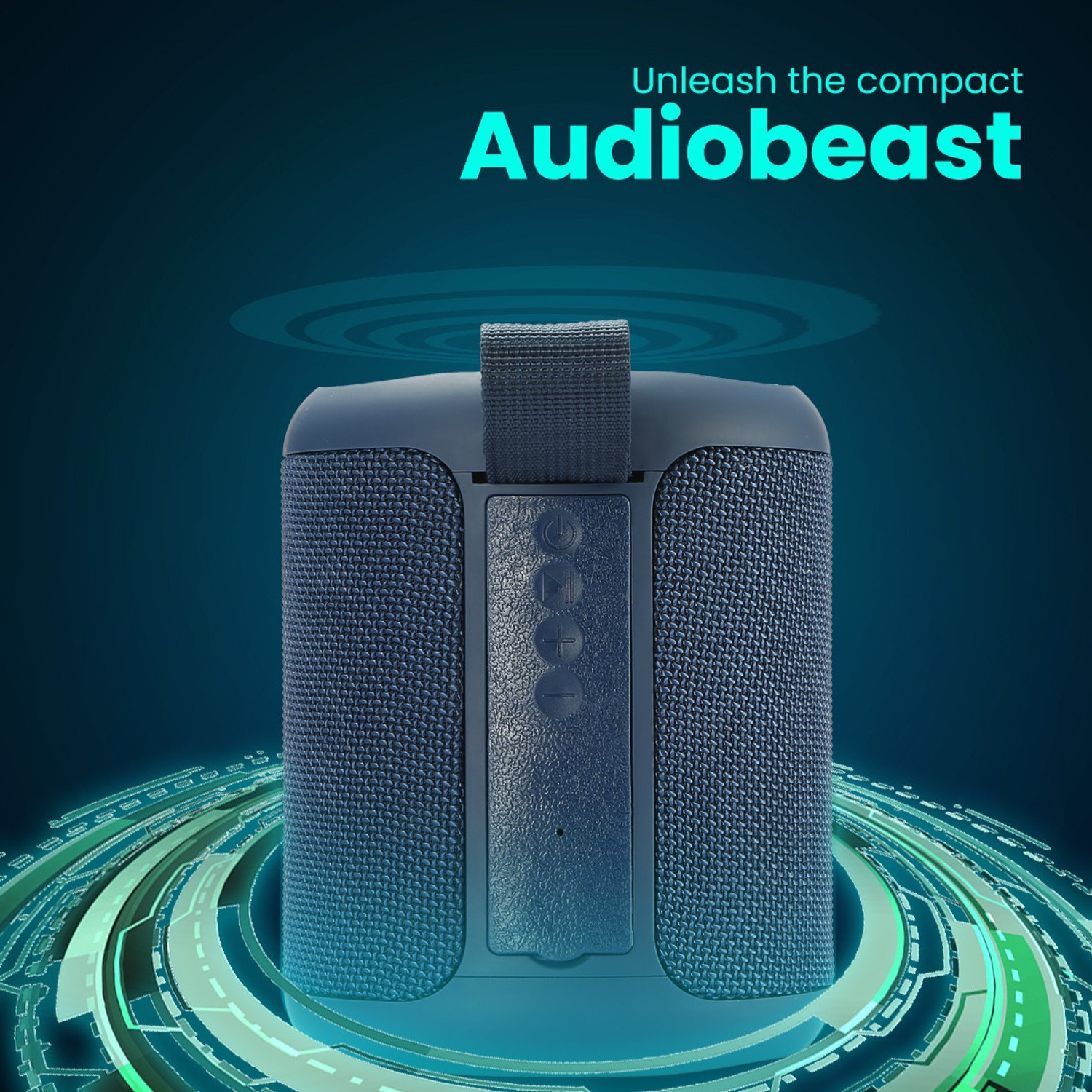 Image of Portronics SoundDrum P Wireless with 6-7 hrs Playback Time, Handsfree Calling, 20 W Bluetooth Speaker