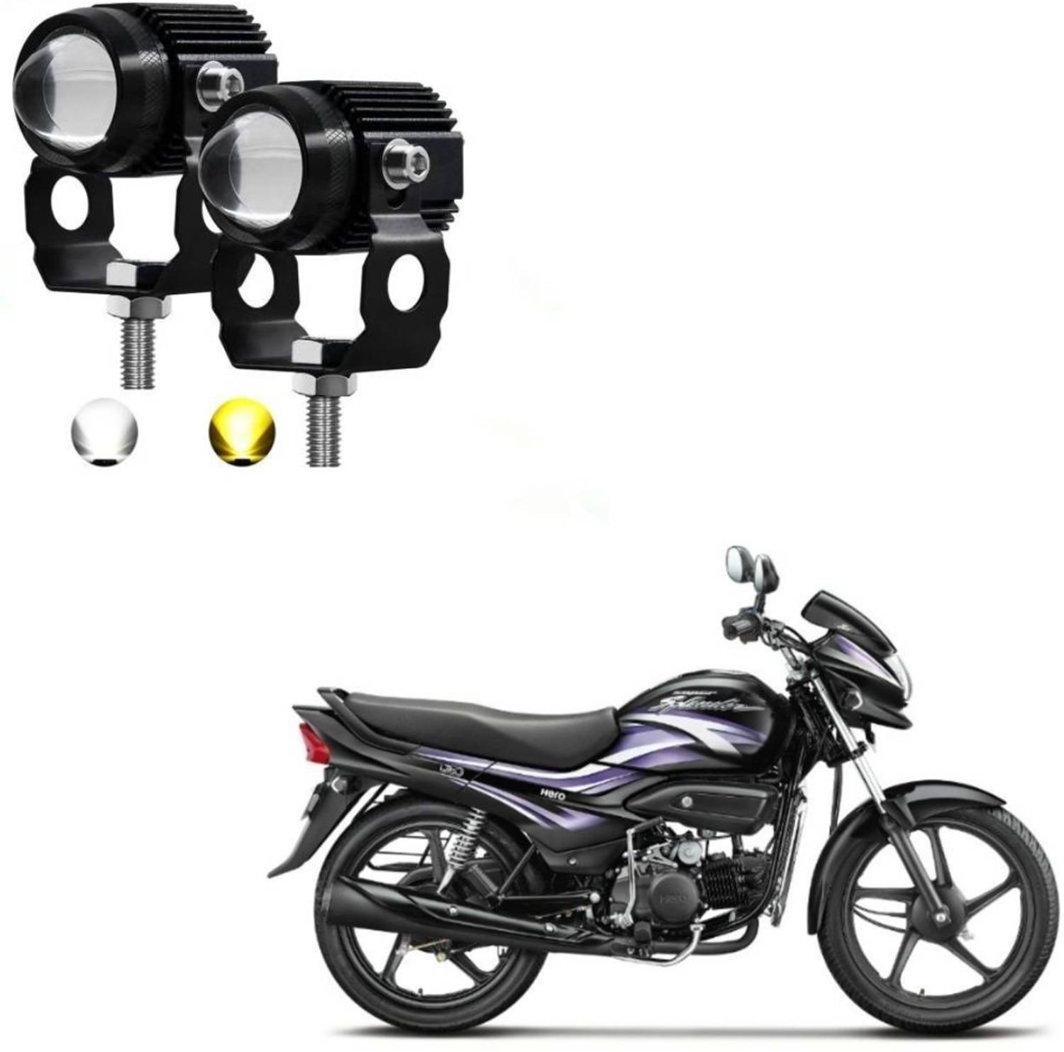 fog light super splendor led light hjg LED Headlight for Hero Super Splendor