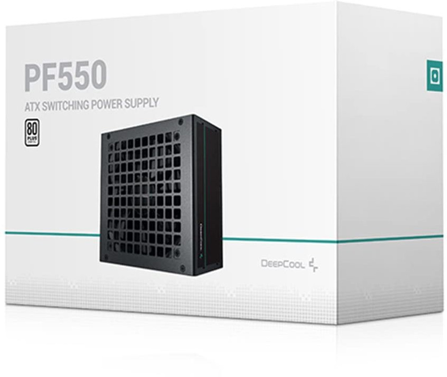 Image of Deepcool PF550 (R-PF550D-HA0B) 80 Plus Standard for Gaming PC 550 Watts Computer PSU with 2 SATA Cables