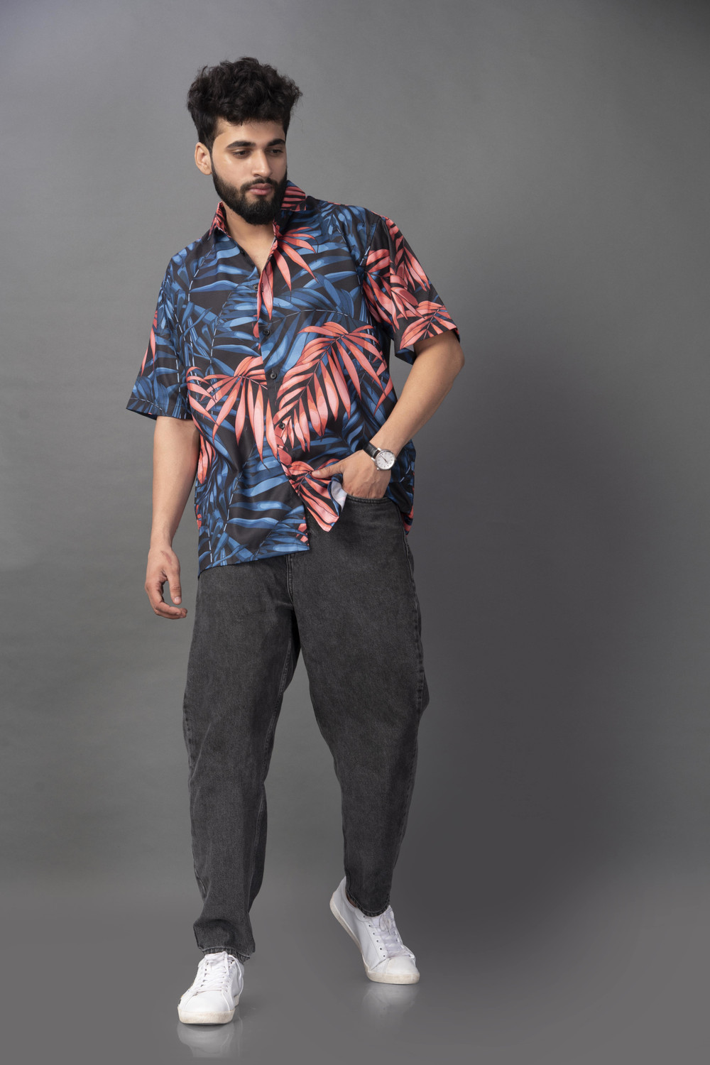 Image of METRONAUT Men Printed Casual Multicolor Shirt