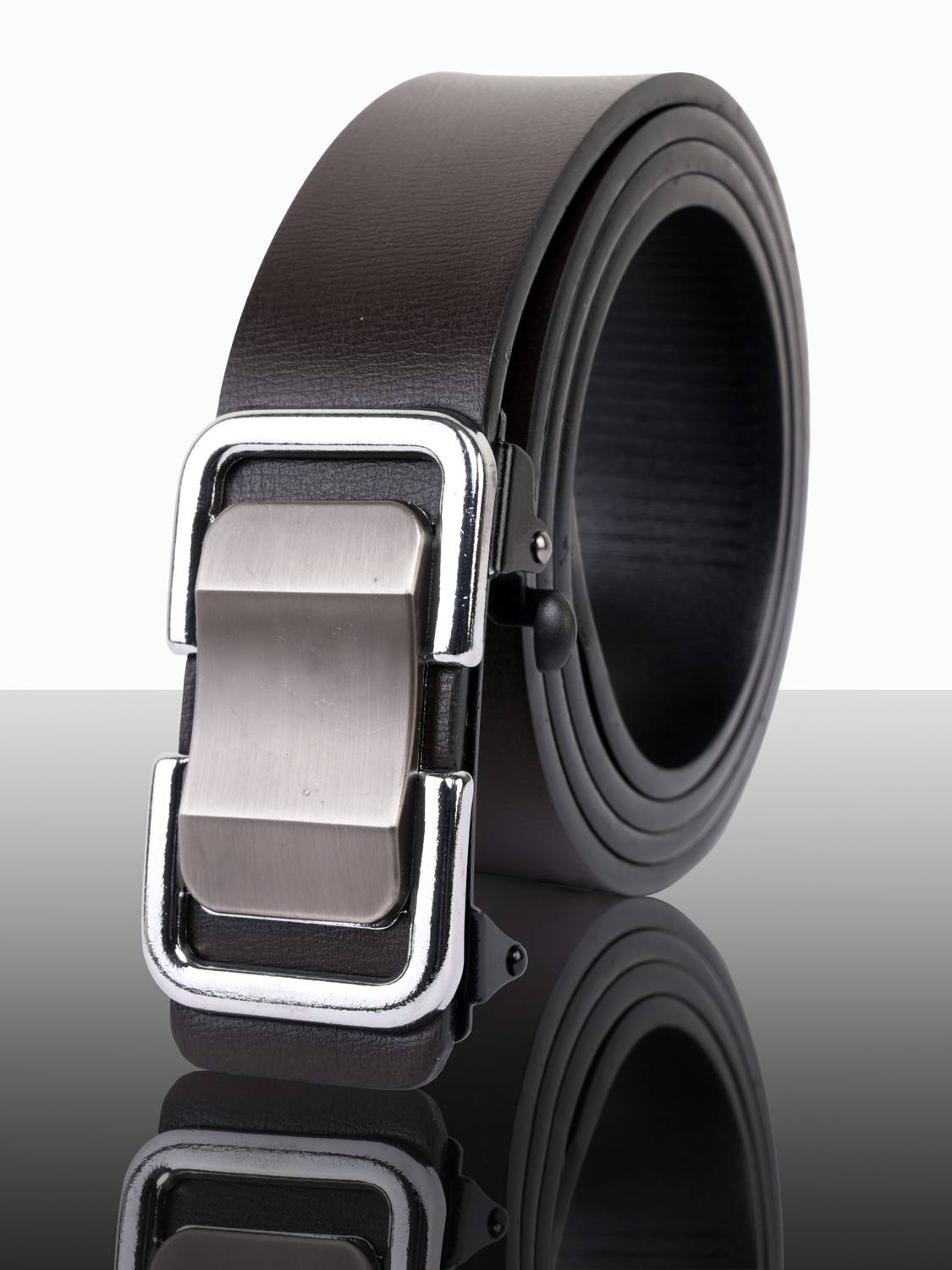 BuckleUp Men Formal Brown Genuine Leather Belt