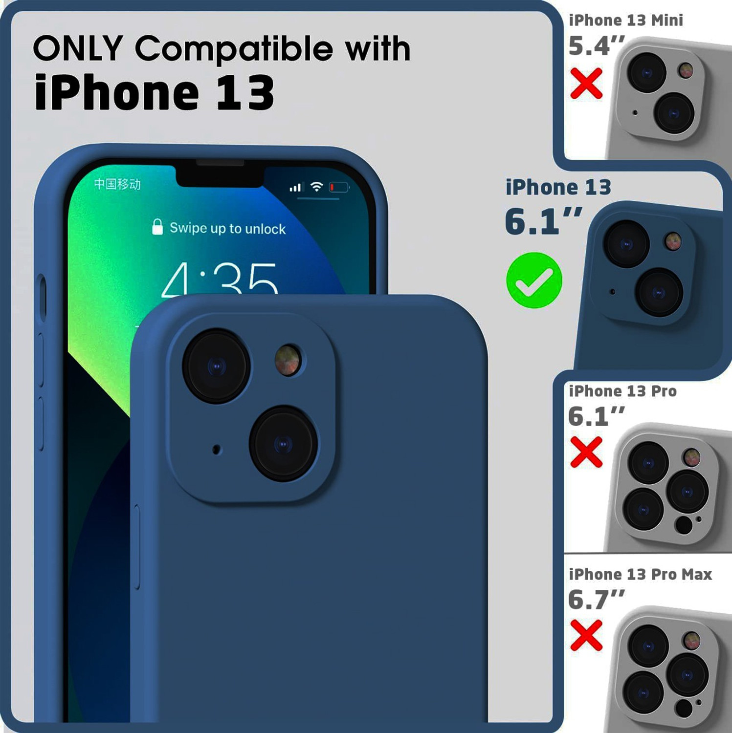 Image of Egotude Back Cover for Apple iPhone 13
