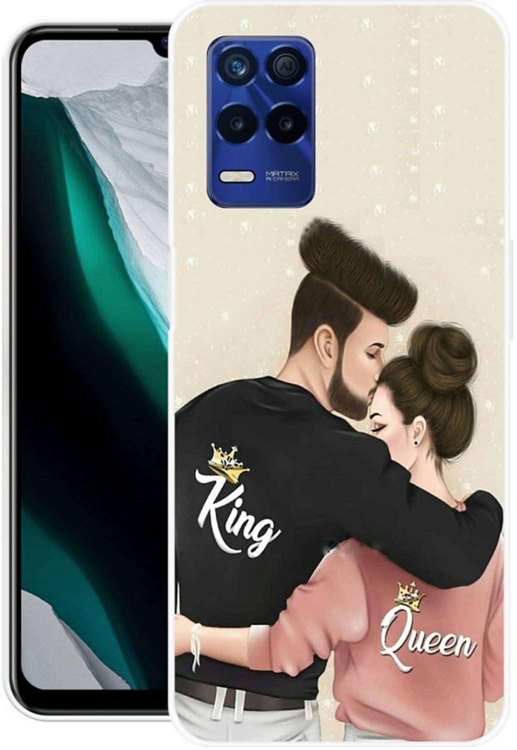 BAILAN Back Cover for Realme 8 5G, Realme 8s 5G, Realme Narzo 30 5G
