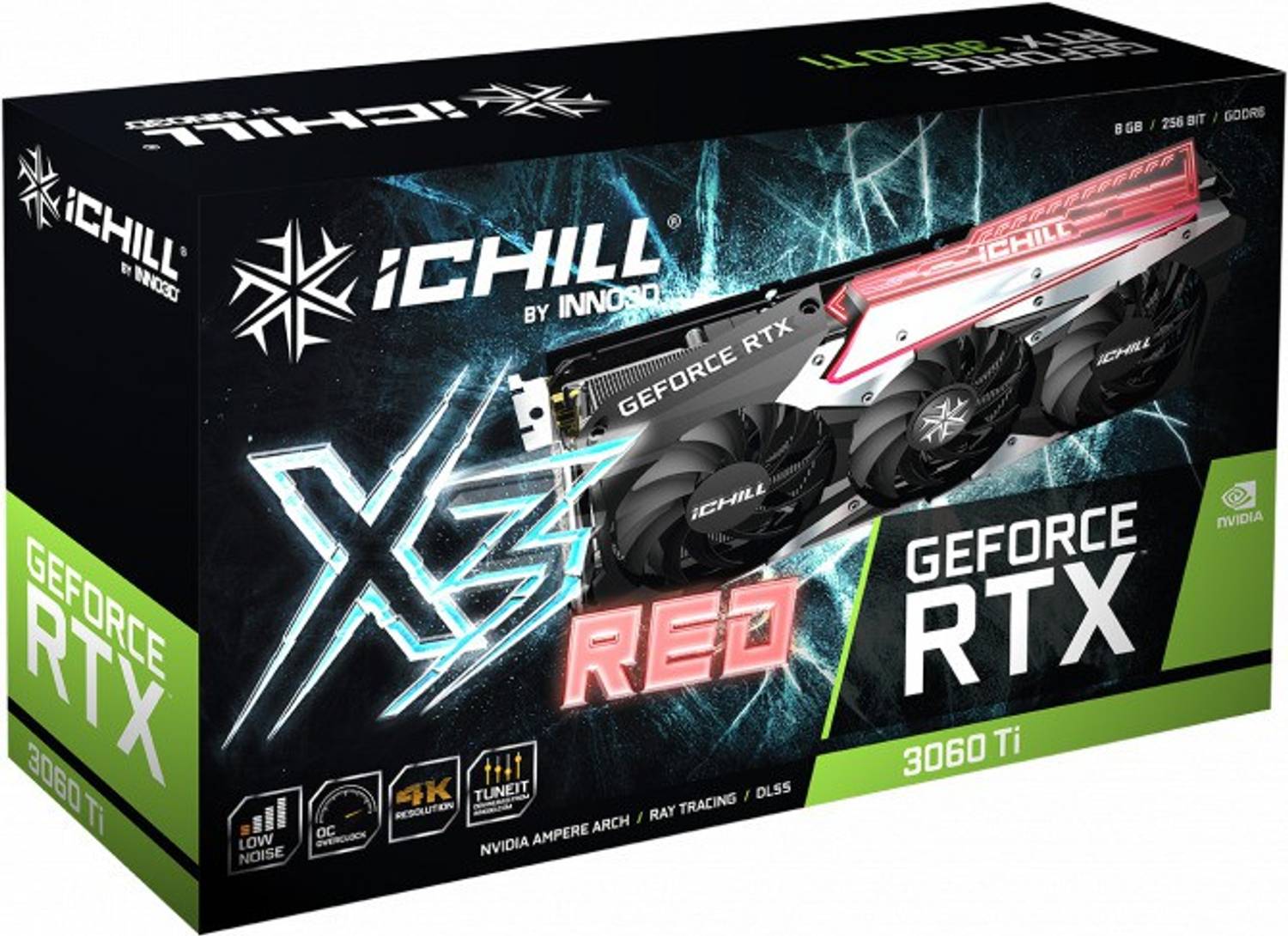 Inno3D GEFORCE RTX 3060 Ti iChill X3 RED LHR GDDR6 8 GB NVIDIA