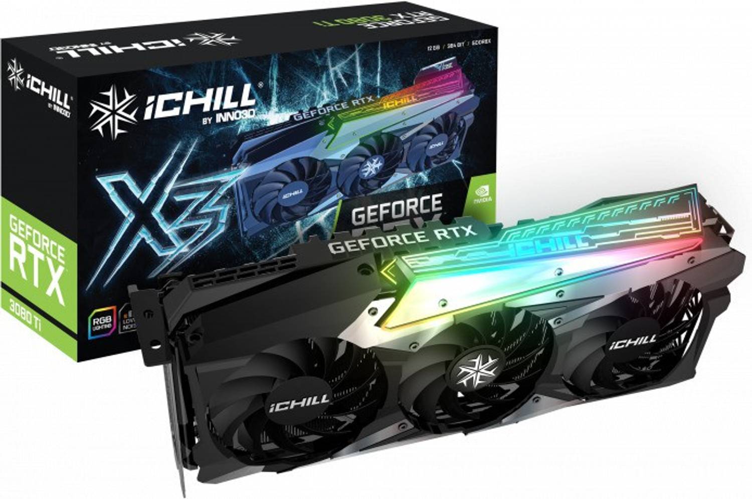 Inno3D GEFORCE RTX 3080 Ti iChill X3 GDDR6X 12 GB NVIDIA Chipset