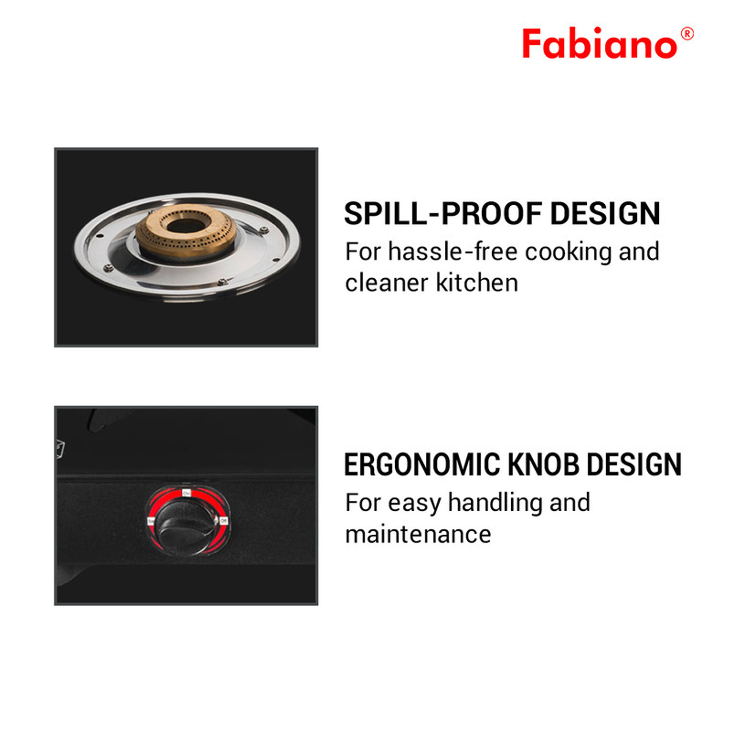 Image of Fabiano 3 Burner Slight ISI Certified LPG To PNG Convertible With Brass Burners Glass Manual Gas Stove