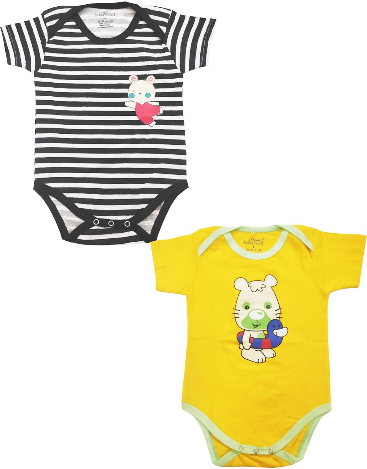 babeezworld Romper For Baby Boys & Baby Girls Casual Printed Pure Cotton