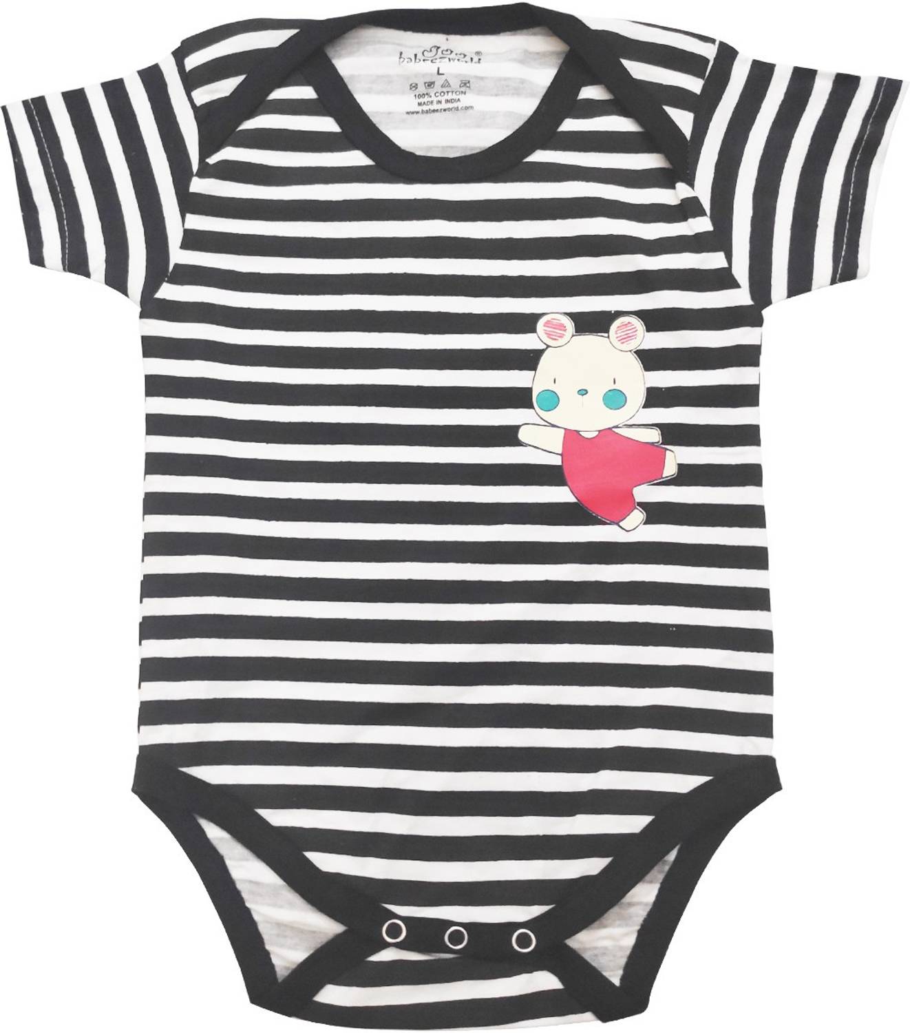 babeezworld Romper For Baby Boys & Baby Girls Casual Printed Pure Cotton