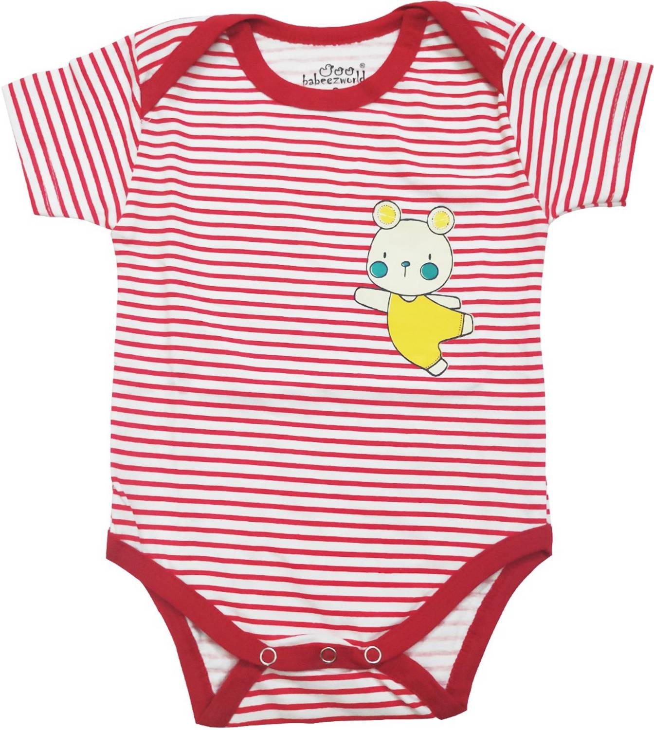 babeezworld Romper For Baby Boys & Baby Girls Casual Printed Pure Cotton