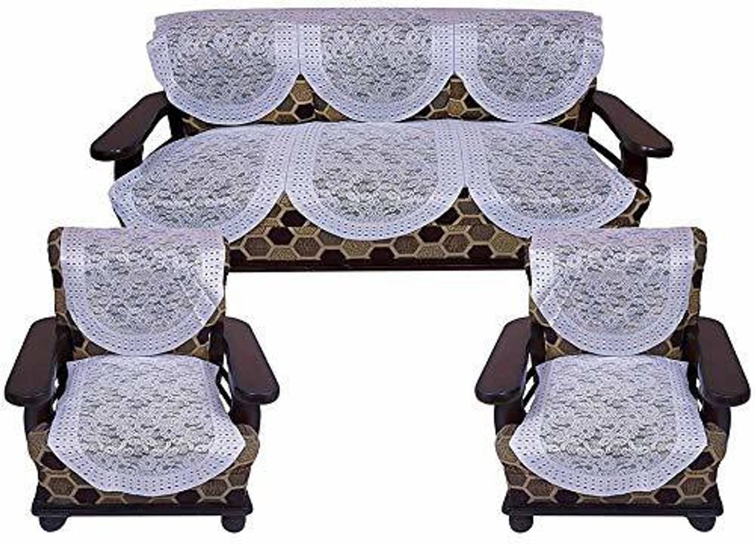 AG Creations Jan-33 Sofa Fabric (white 0.27 m)