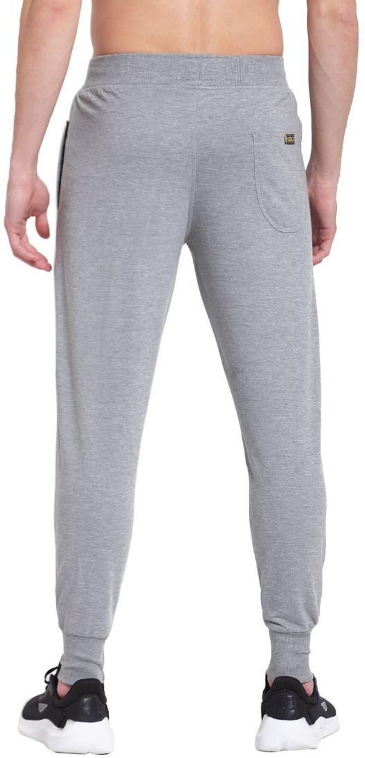 Image of UZARUS Printed Men Grey Track Pants