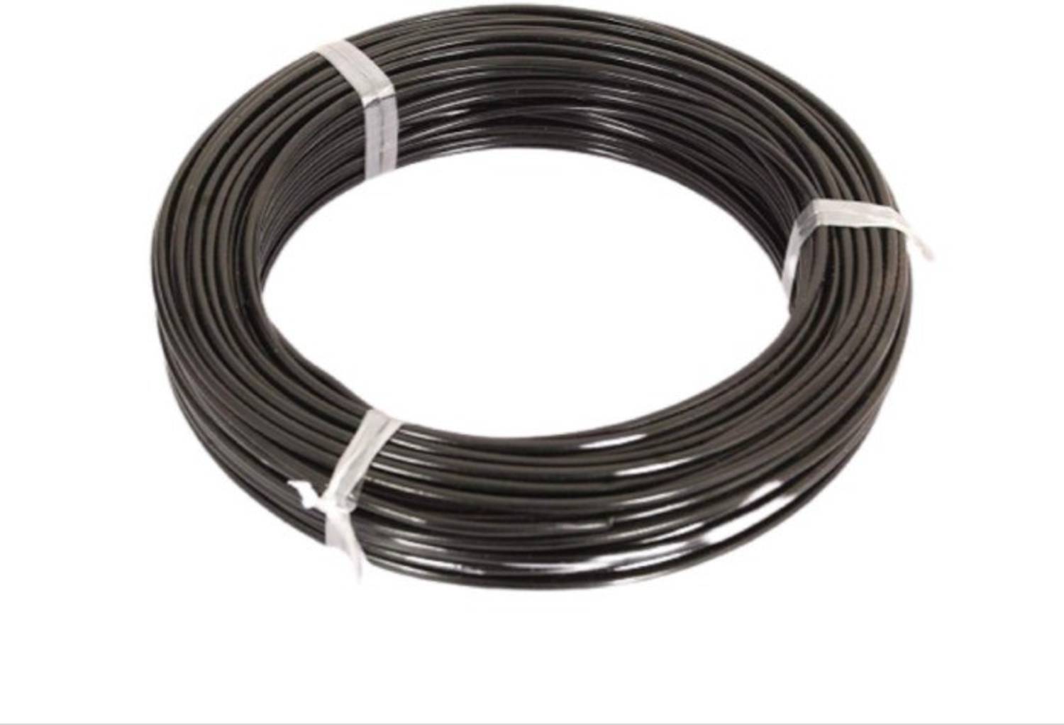 bhauvik PVC Coated Cloth Drying Black Wire (Length: 20 m, Diamete...mo
