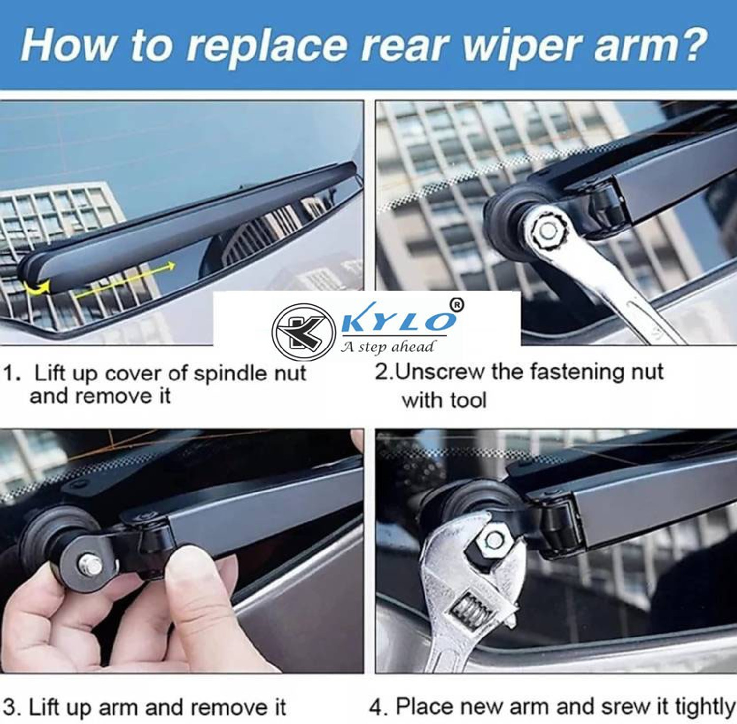 Image of KYLO Rear Wiper Blade Rear Window Wiper