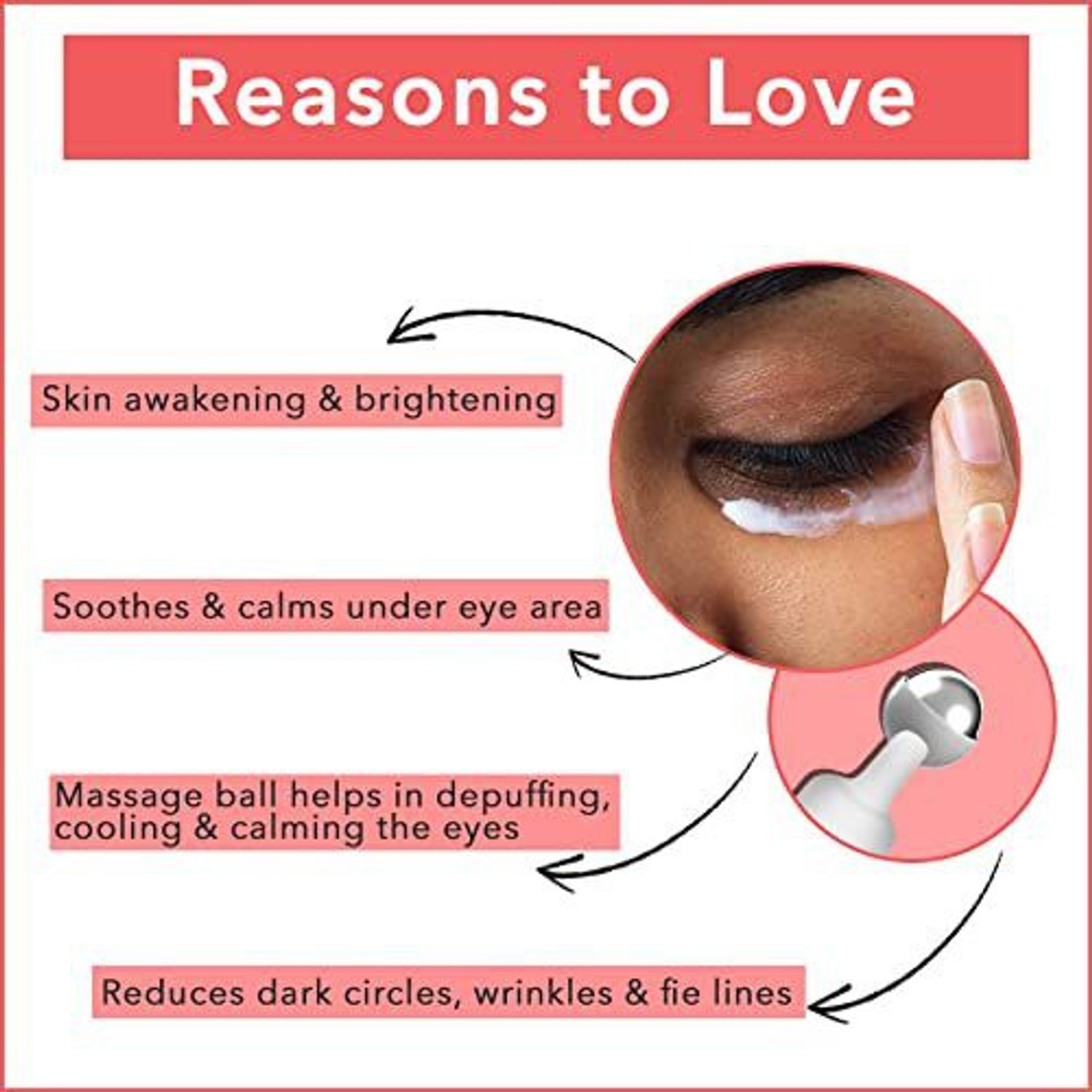 Image of O3+ Bright under Eye Circle Cream -Brightening & Whitening for Dark Circles