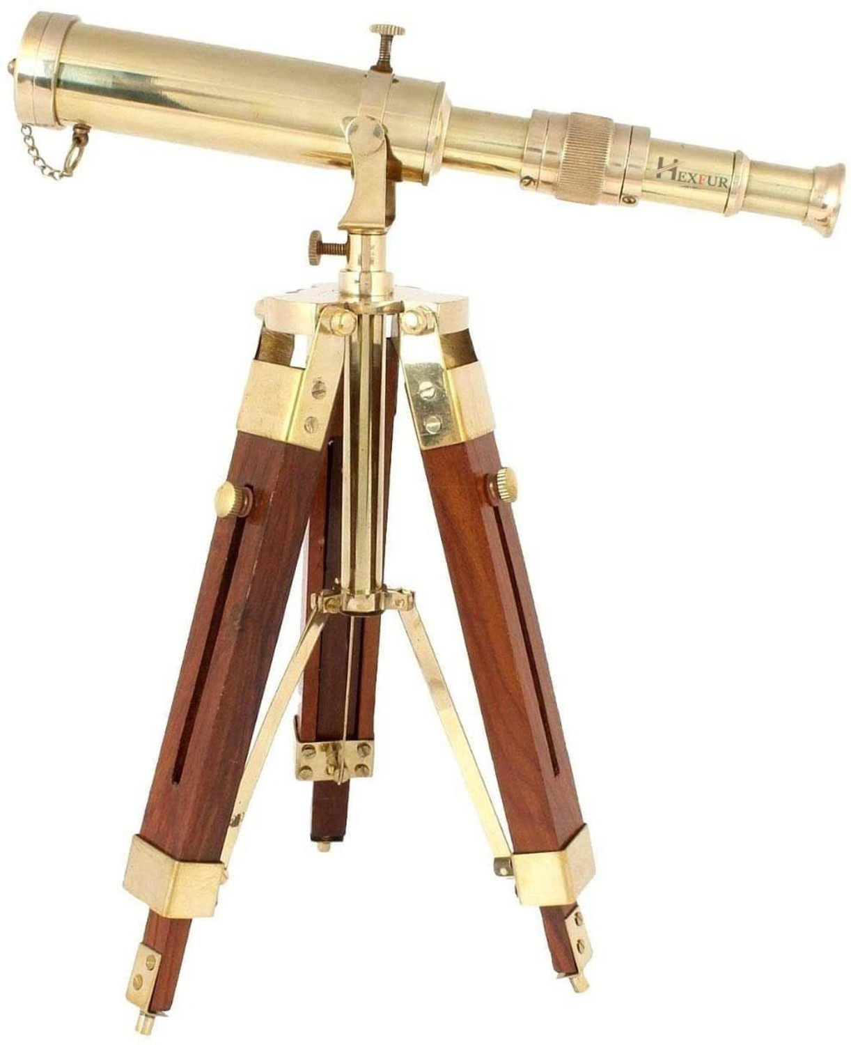 Image of Sian Brass Handicraft Brass Telescope 01 Reflecting Telescope