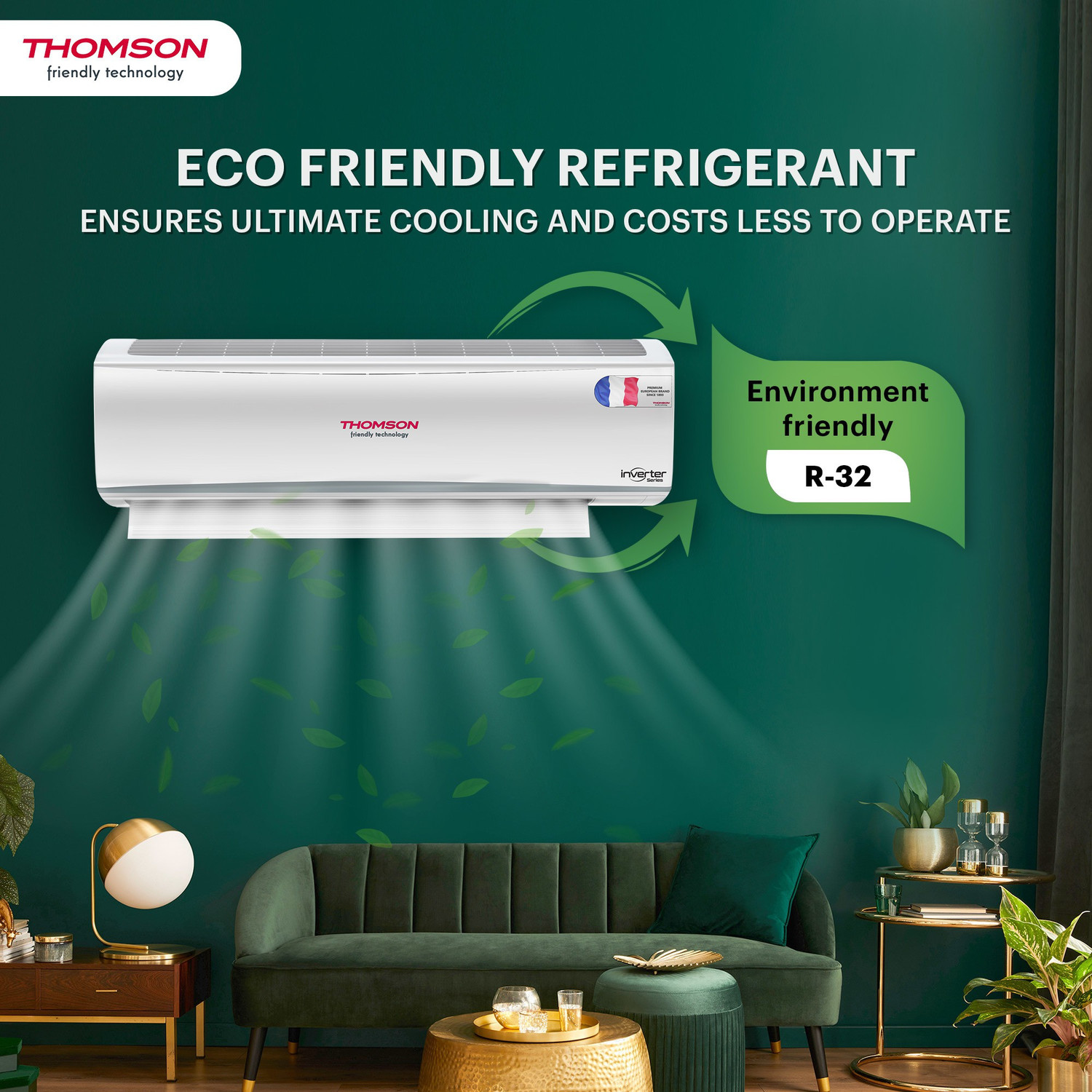 Image of Thomson 2023 Model 1.5 Ton 5 Star Split Inverter With iBreeze Technology AC