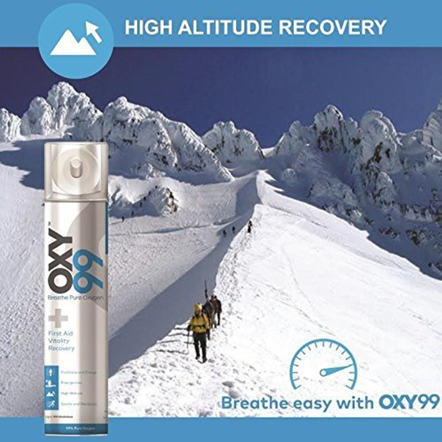 Image of OXY99 Oxygen Gas (2 can) Oxygen Cylinder