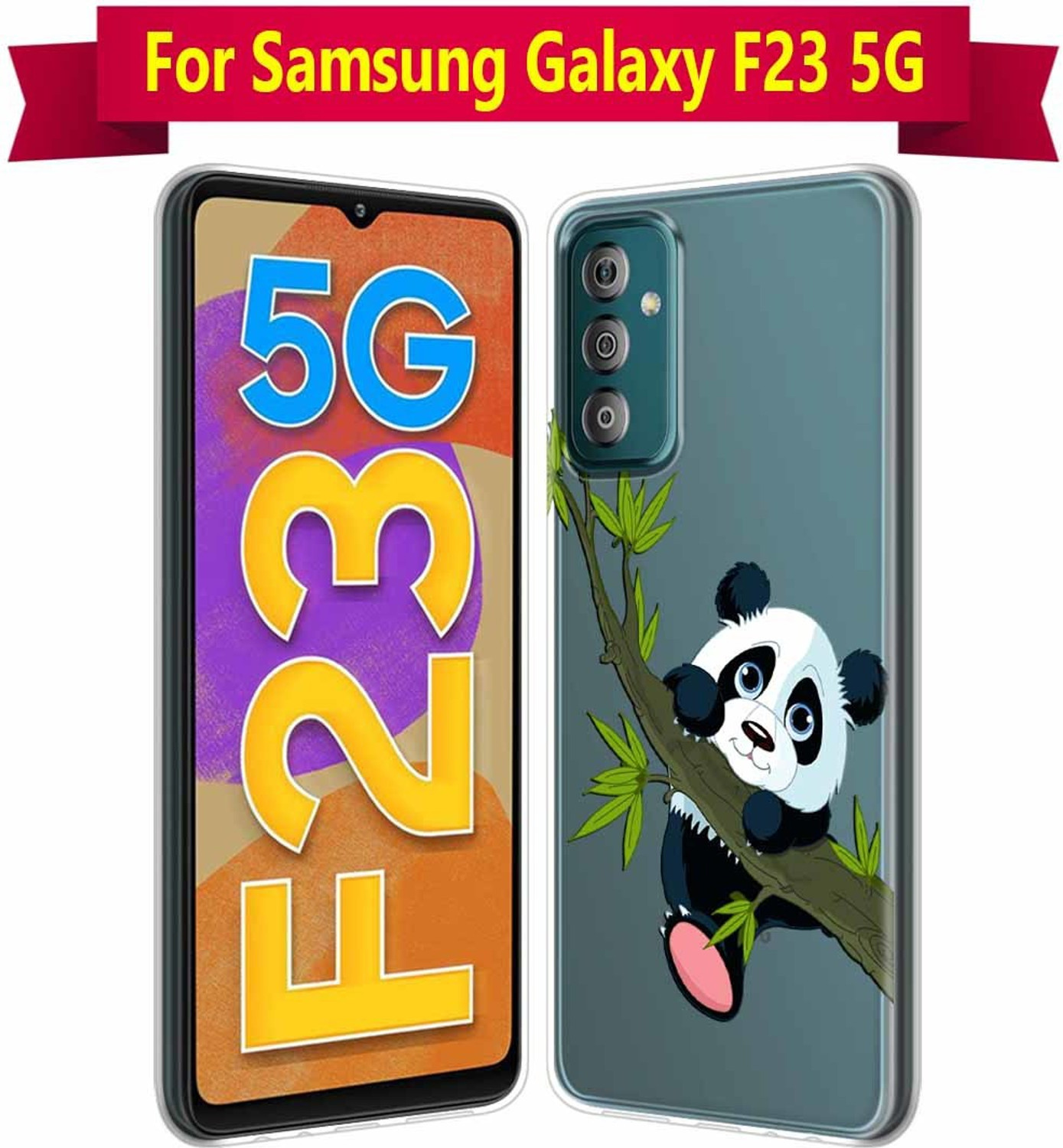 Image of Flipkart SmartBuy Back Cover for Samsung Galaxy F23 5G (Multicolor, Grip Case, Silicon, Pack of: 1)