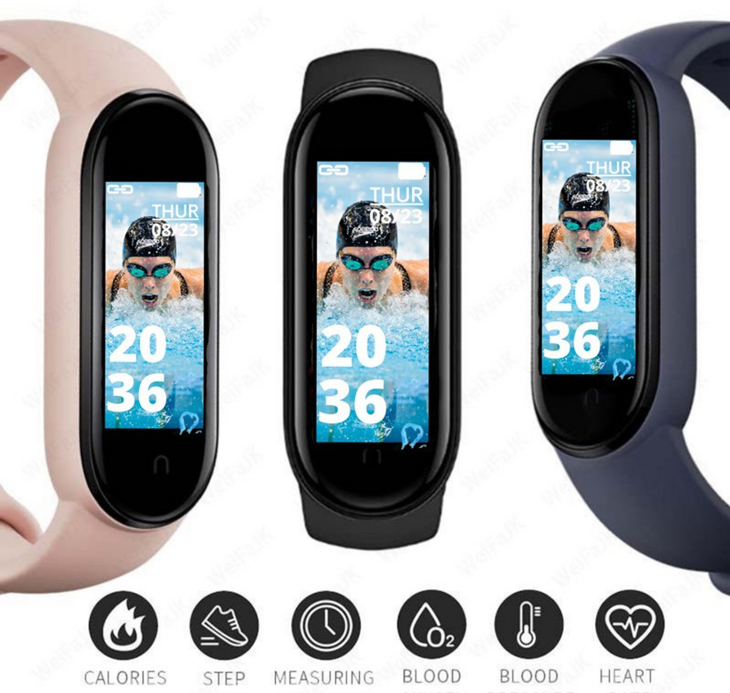 Image of Rhobos MT5 Fitness BAND,Blood Pressure