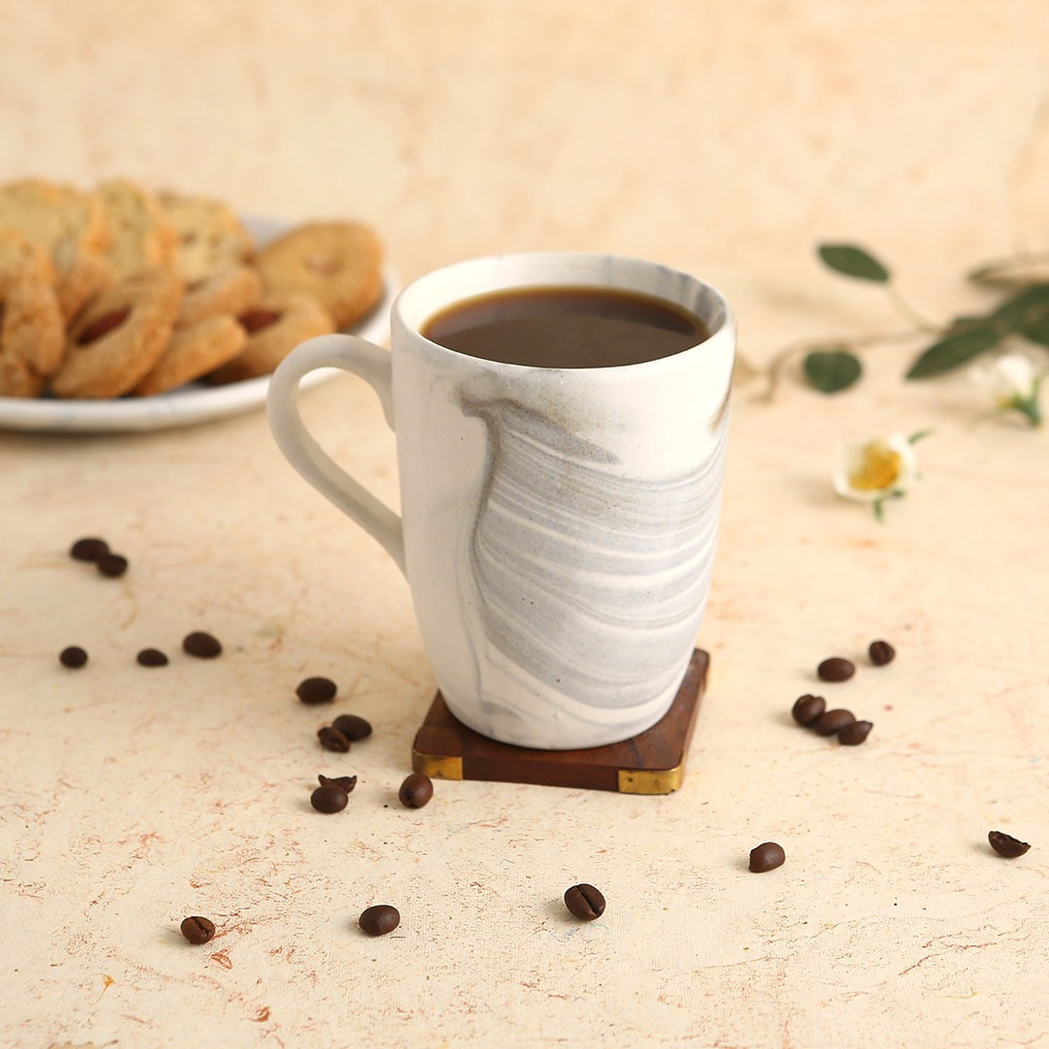 Image of WONDERCHEF Teramo Stoneware Large Coffee Stoneware Coffee Mug