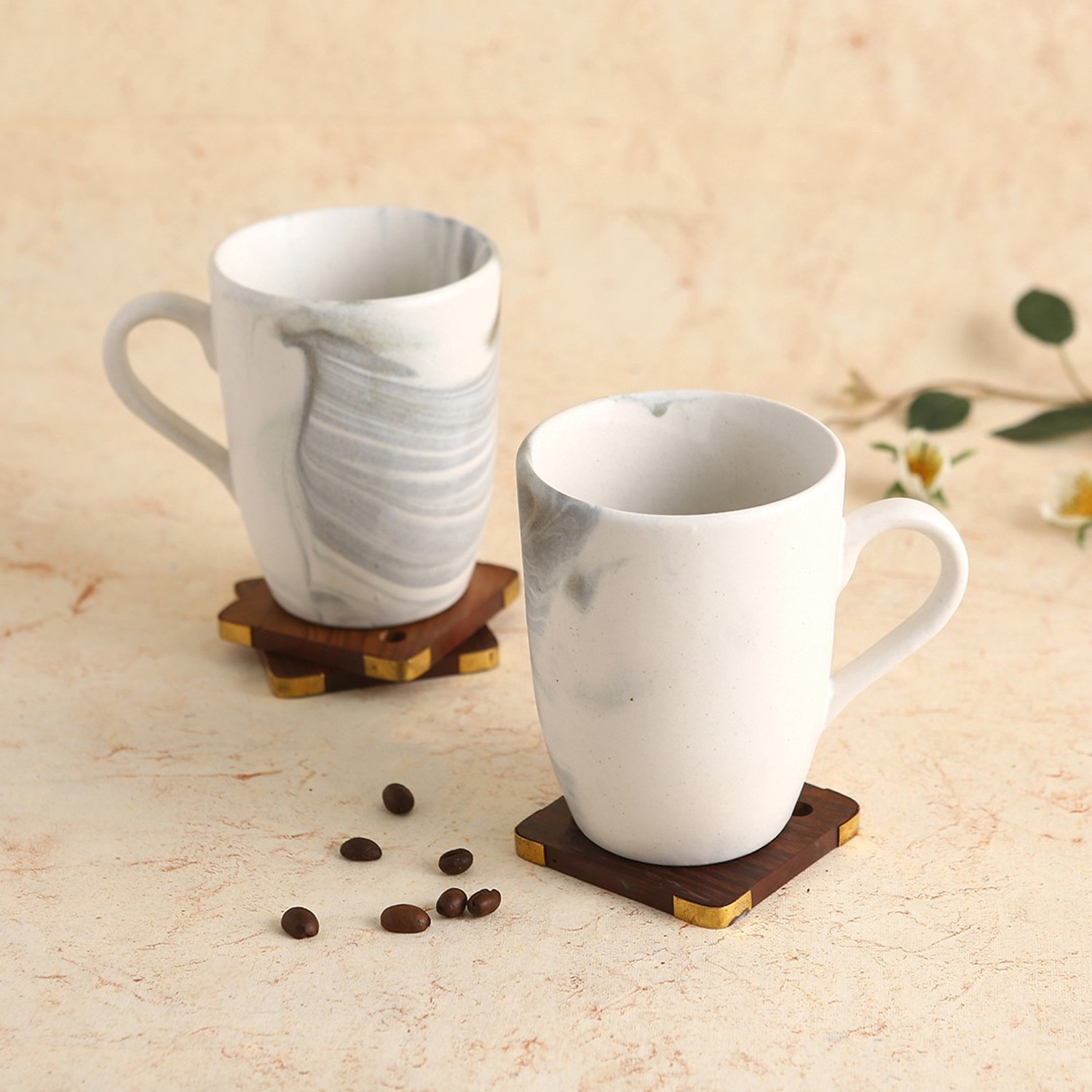 Image of WONDERCHEF Teramo Stoneware Large Coffee Stoneware Coffee Mug