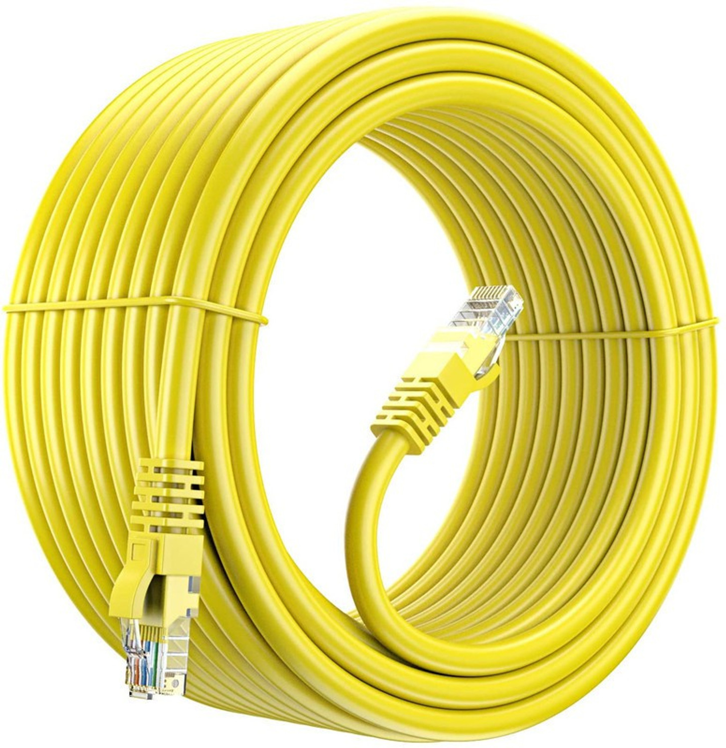 Image of Tech-X Ethernet Cable 3 m Cat6 Ethernet Cable,3M High Speed 550MHZ /10Gigabit Speed UTP LAN Cable Yellow
