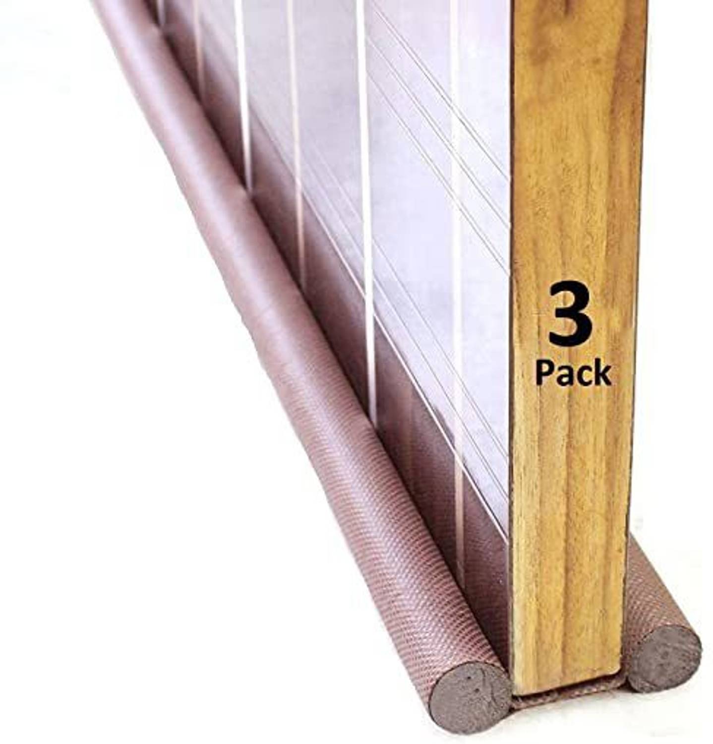 ACLIX Door Bottom Sealing Strip Guard for Home - (Size-39 inch) (Pack Of 3) Door Guard RE- Durable Floor Mounted Door Sealing Strip Guard_42inch (pack of 3) Door Mounted Door Stopper