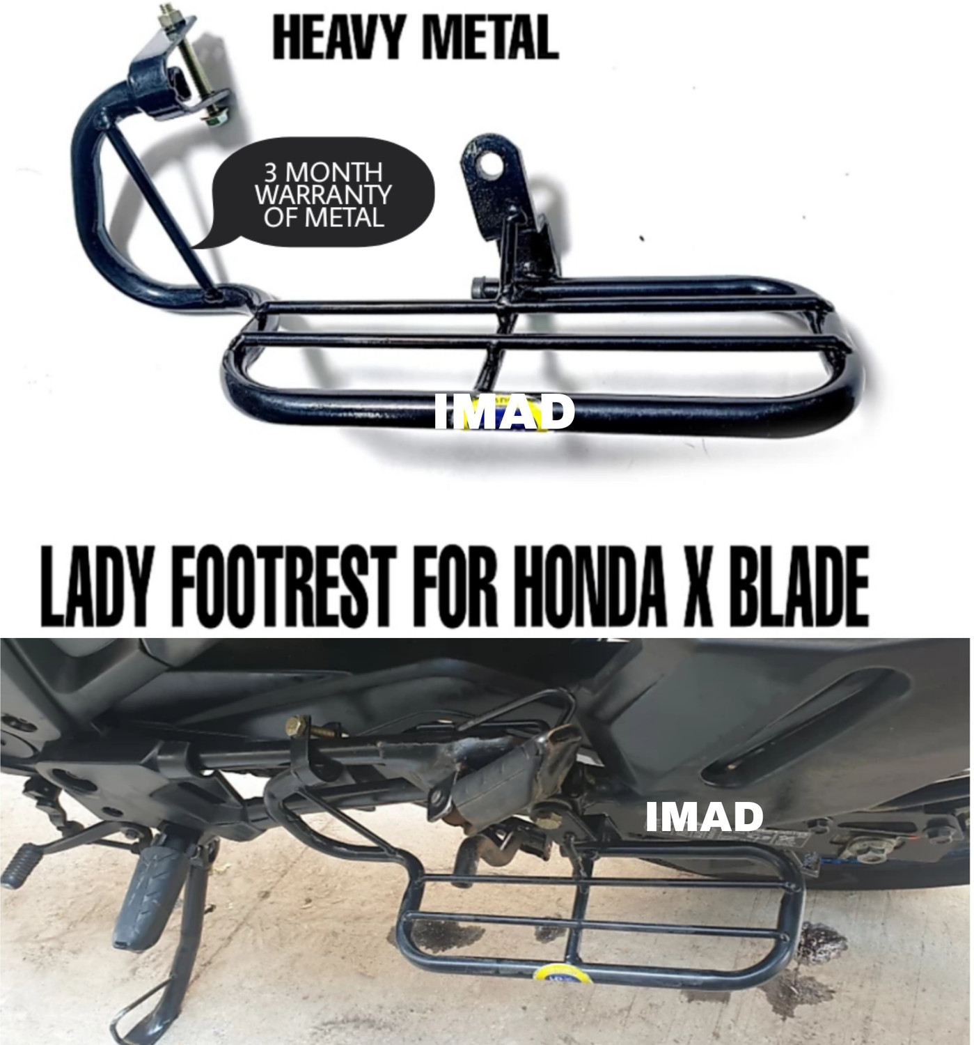 Image of imad LADY FOOTREST FOR HONDA X BLADE Foot Rest