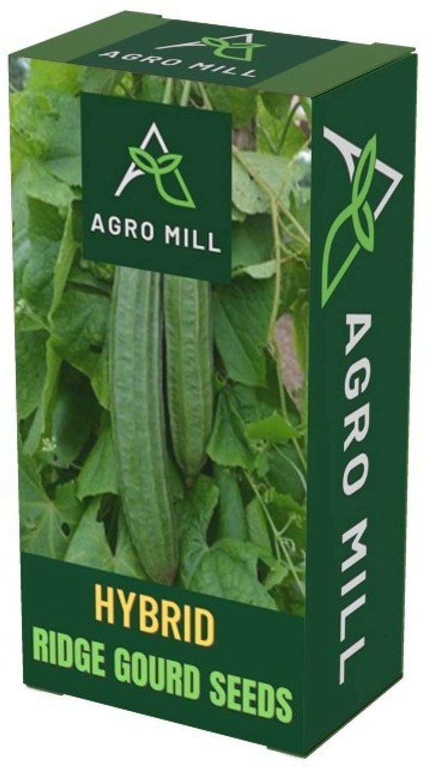 AGRO MILL PREMIUM QUALITY RIDGE GUORD/TURAI/TORI/LUFFA SEEDS FOR KITCHEN GARDEN Seed