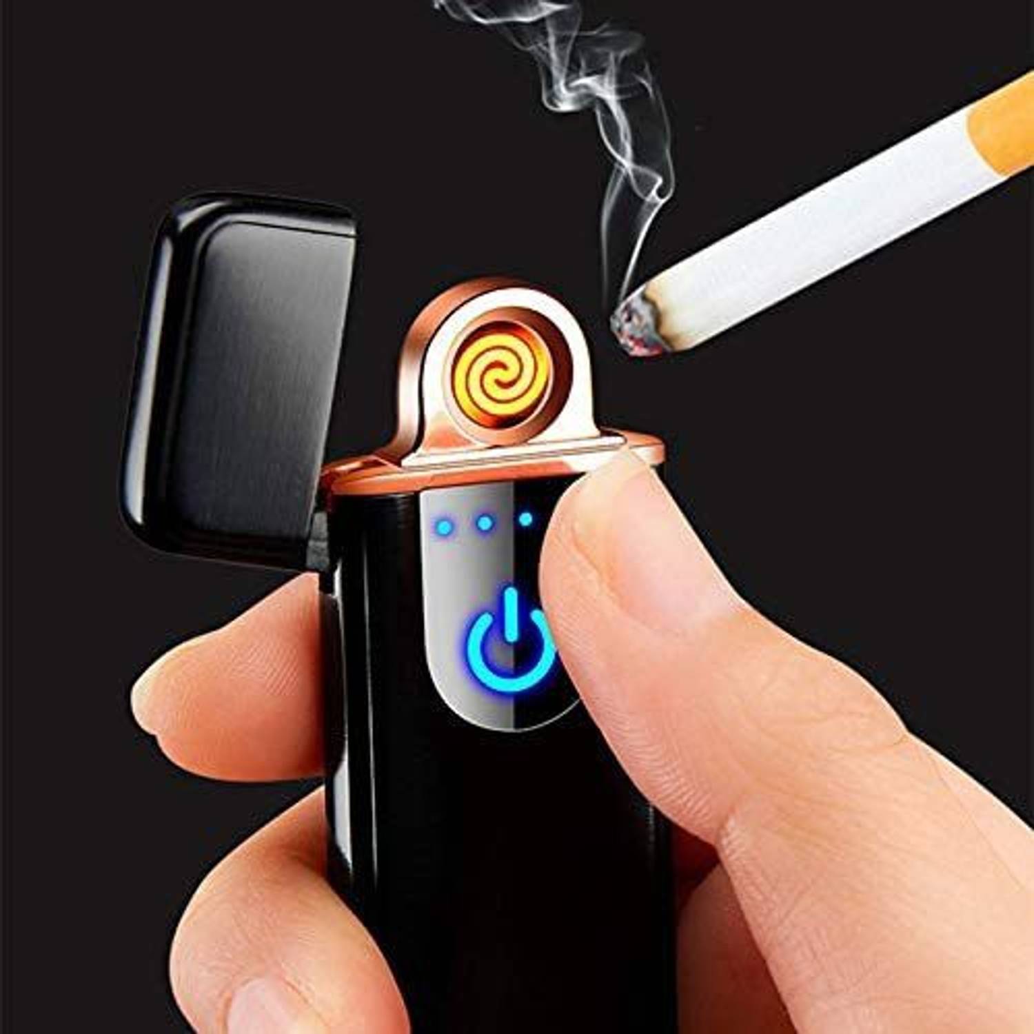 ZEPAD USB Charging Finger Touch Electric Lighter - Image 3