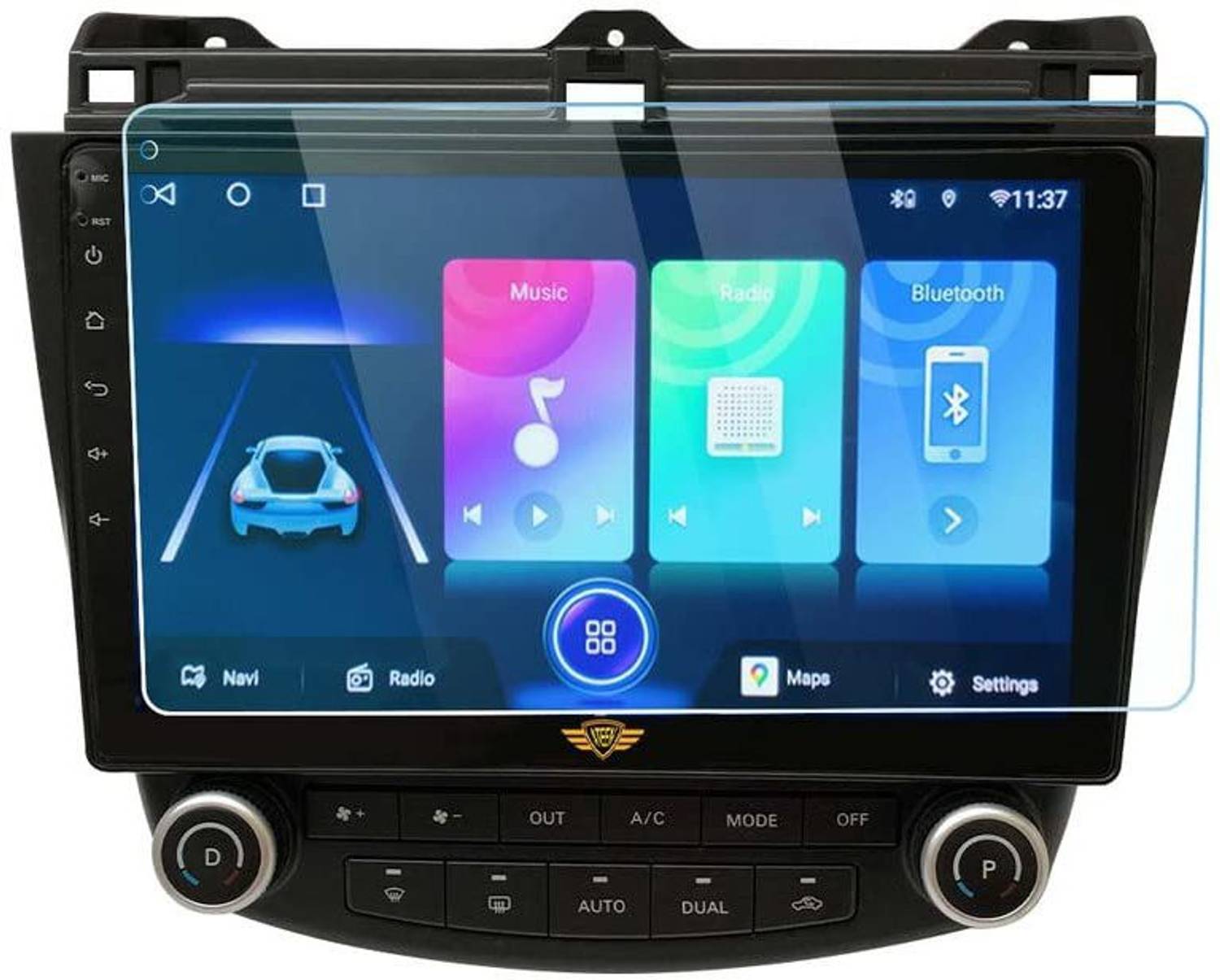 ATEEN Nano Glass for 9"inch Nano Tempered Glass /Touch Screen Navigation Car Transparent Display /Screen Protector Display Monitor Glass for Honda accord old Double DIN Car Android Music System[For After Market Car Stereo]