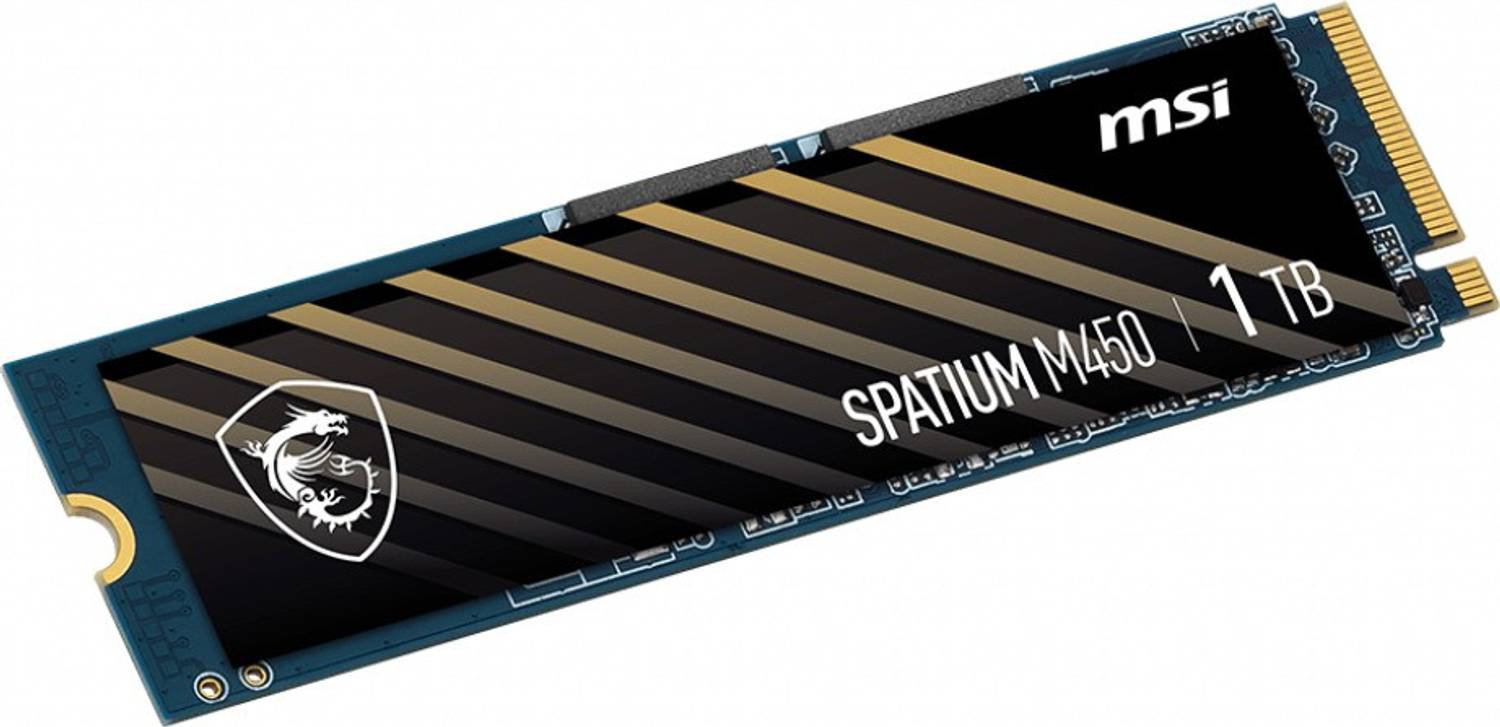MSI SPATIUM 1 TB Desktop Black M.2 Internal Solid State Drive (SSD