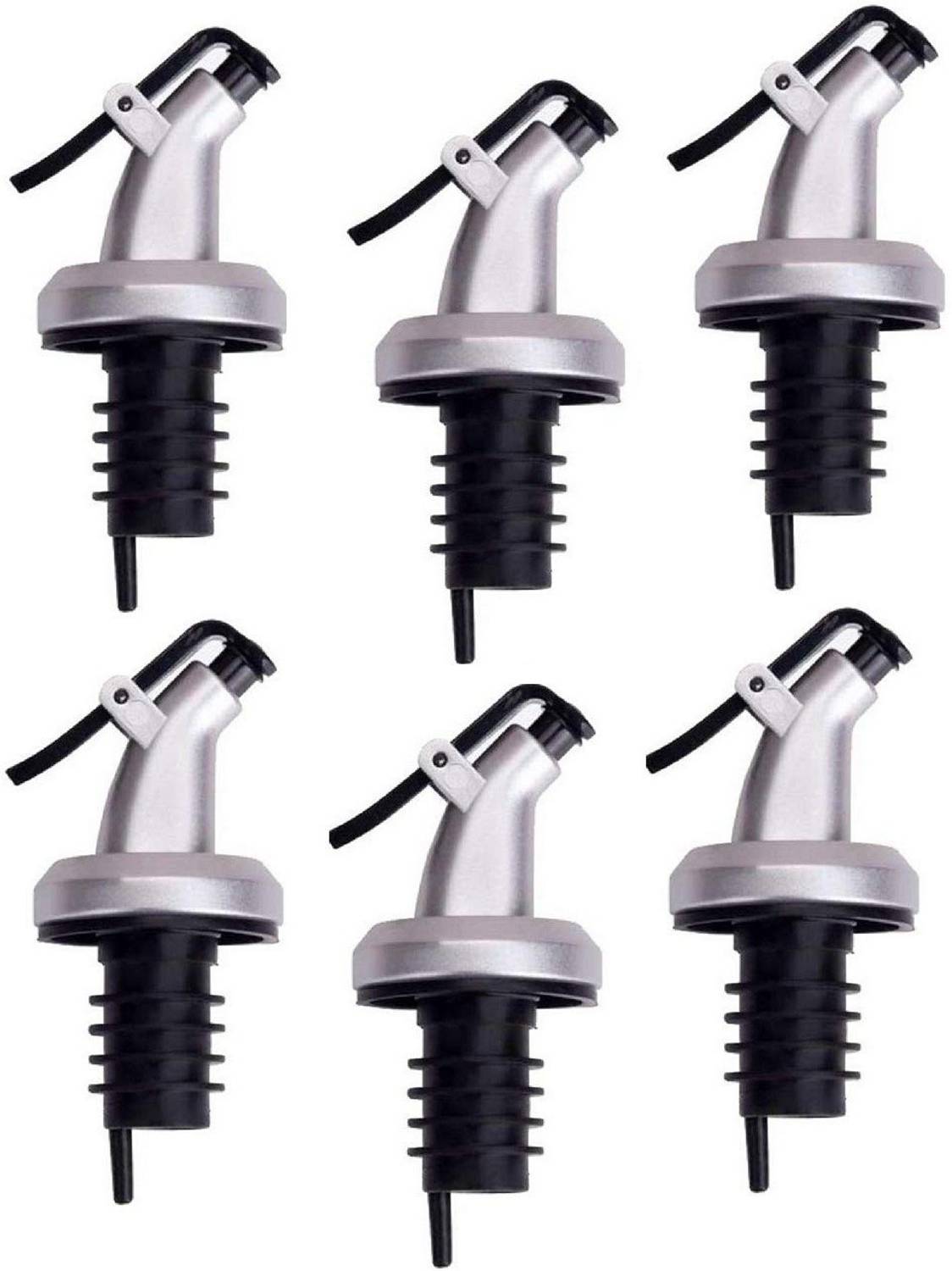 avnish Oil Dispenser Stopper, Bottle Designed for Oil Olive Bottle Cap (pack of 6 cap) Plastic Bottle Stopper