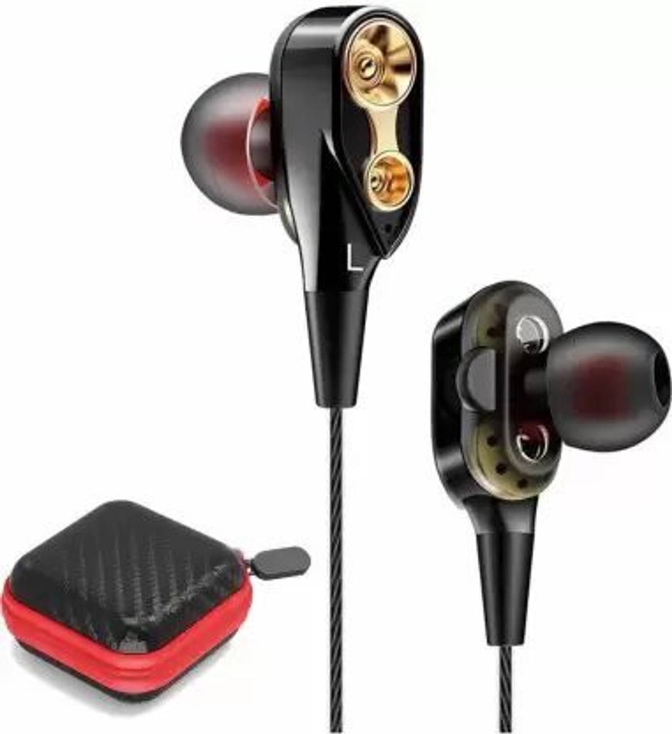 SANNO WORLD Clavier Thunder Wired Headset (Black, In the Ear)