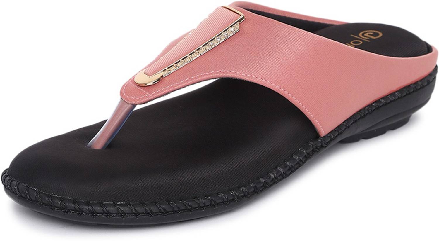 ORTHO JOY Women Wedges Sandal (Pink , 7)
