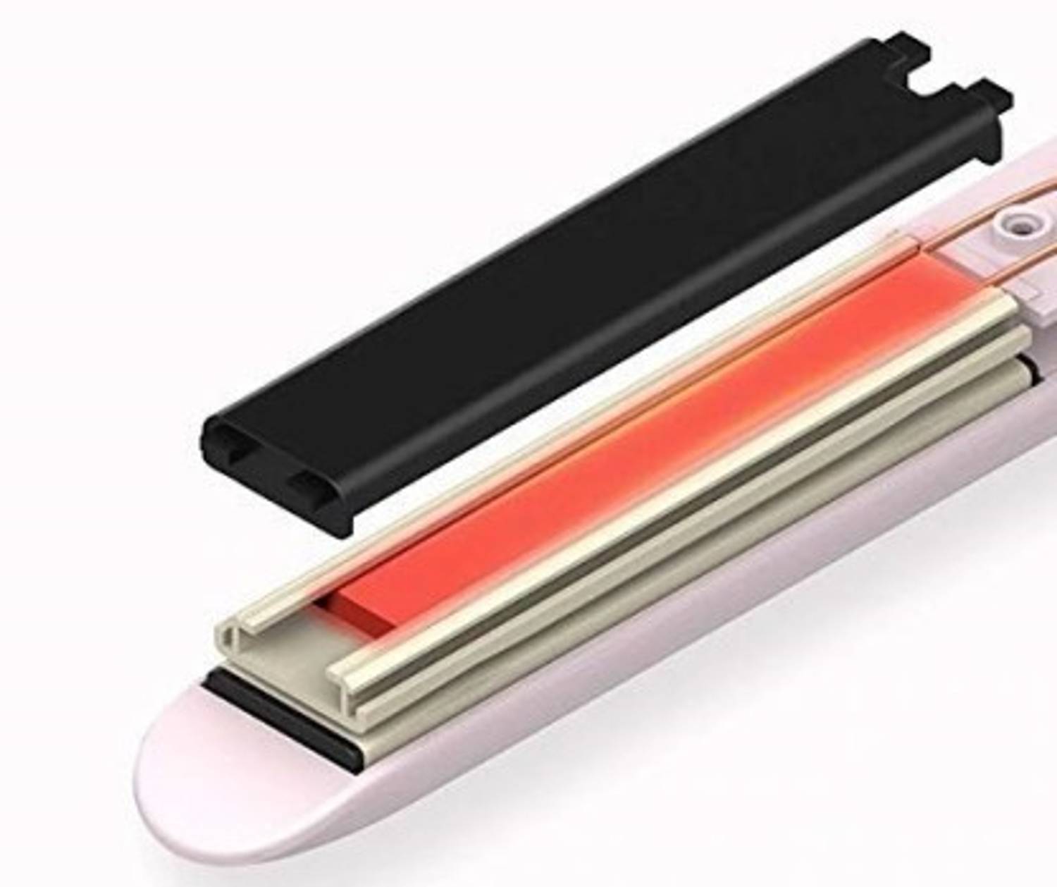 GLOW Portable Mini Ceramic Hair Straightener - Image 4