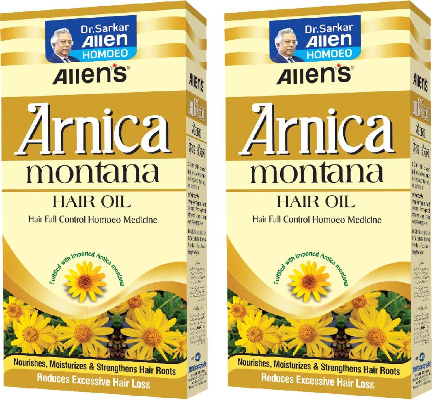 Image of Allen's Arnica Montana Hair Oil (Pack of 2) Hair Oil