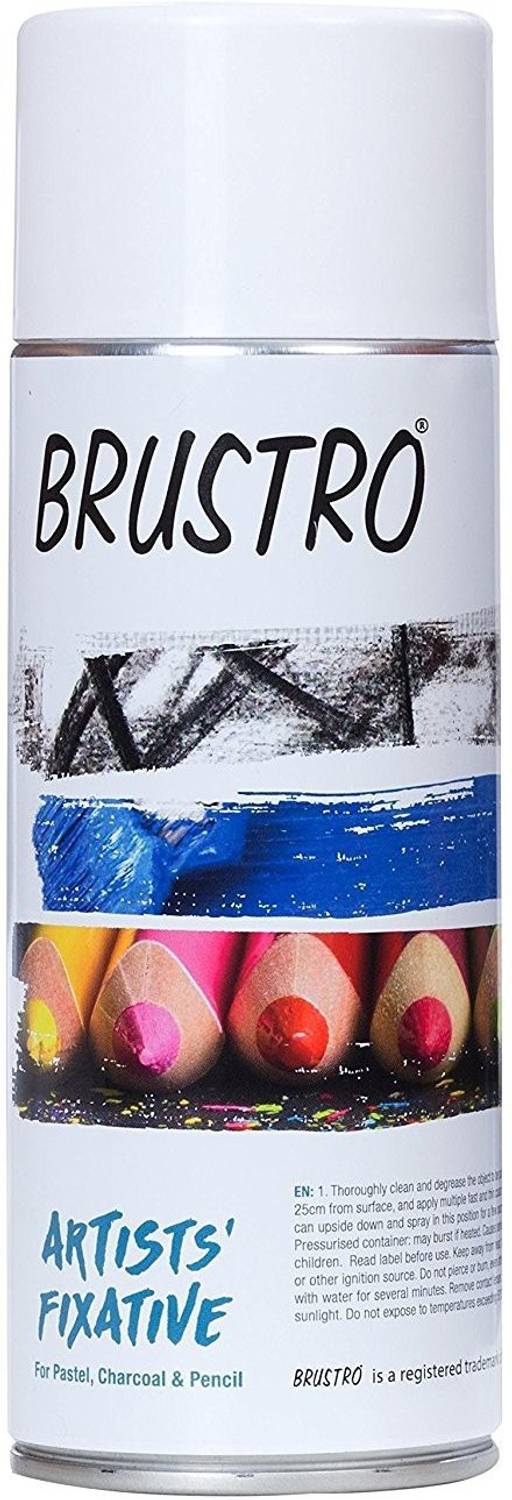 BRuSTRO Fixative 400 ml Spray Can Pastel Medium