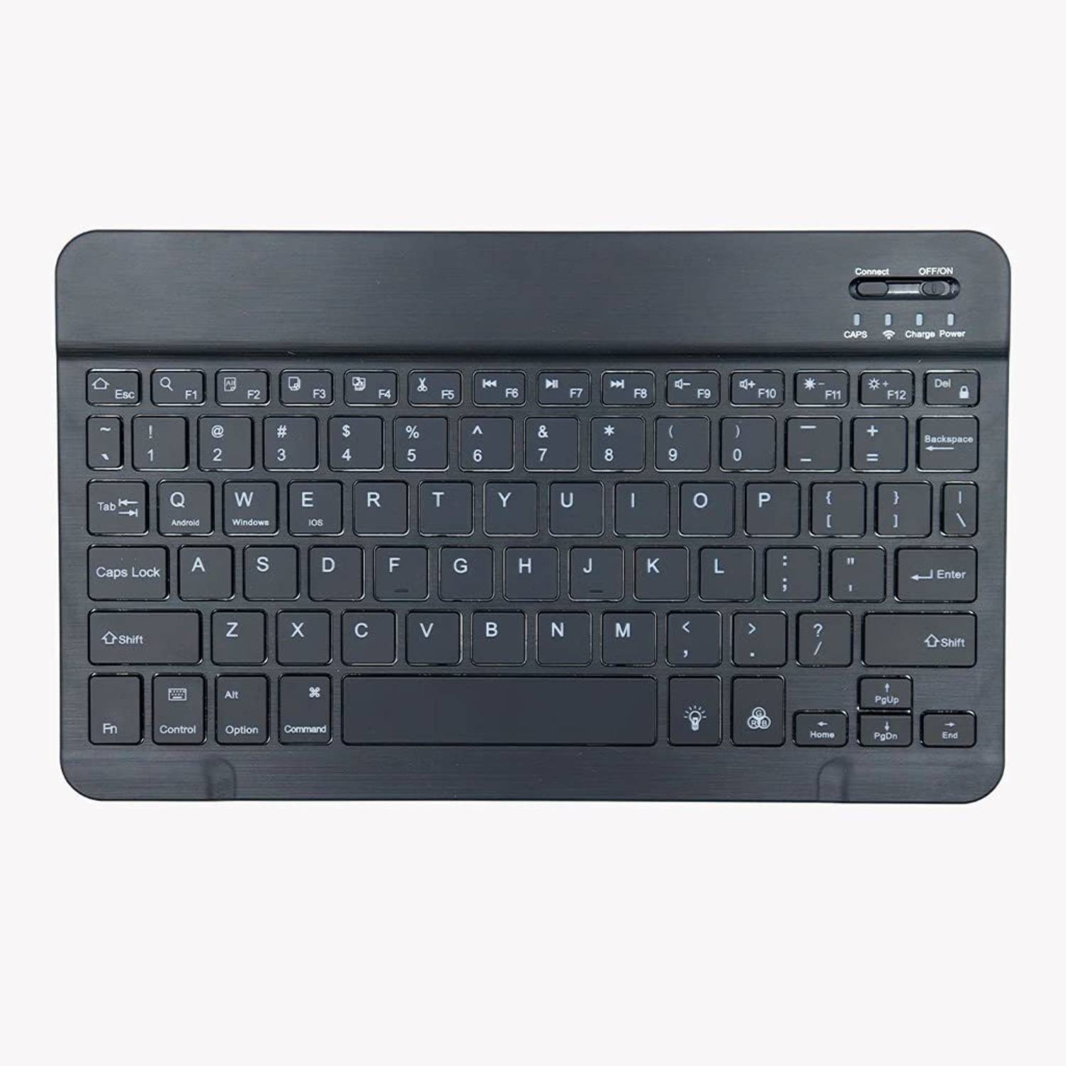 99Gems K555 Ultra-Slim Design MINI WIRELESS Bluetooth Handheld Tablet Keyboard Compatible with Desktop, Laptop, Tablet, iPad, Mac Easy to Use,Plug and Play,Quick, Comfy Durable body
